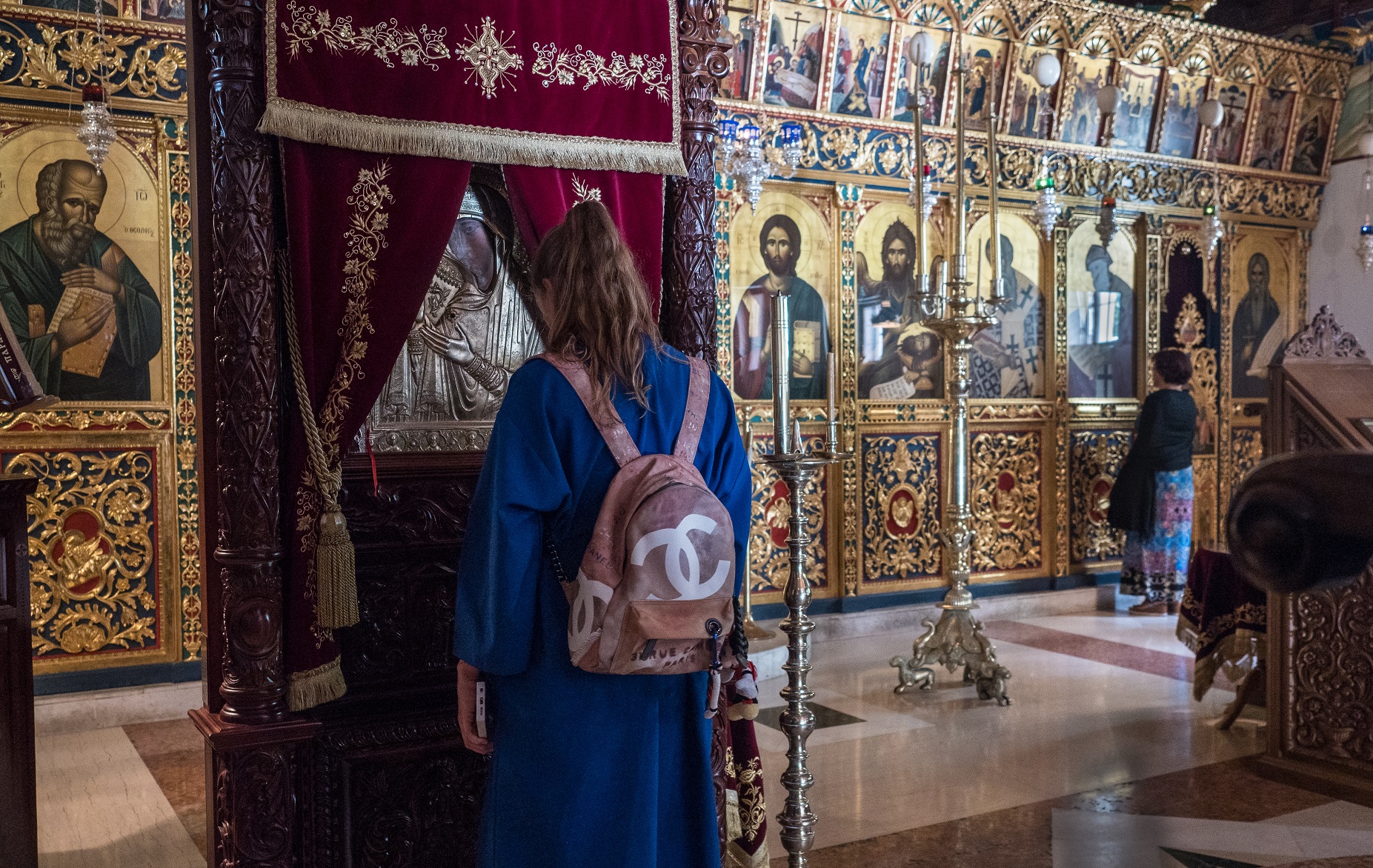 Молитва. Махерас – ставропигиальный монастырь (Machairas Monastery). Кипр.