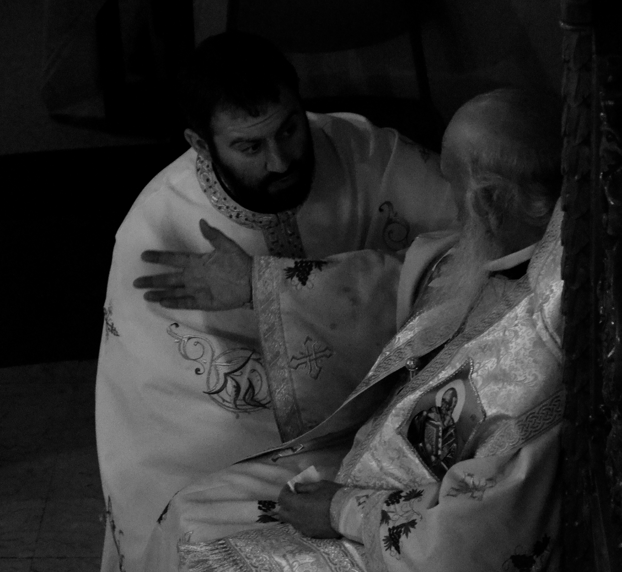 Getting advise by the Bishop