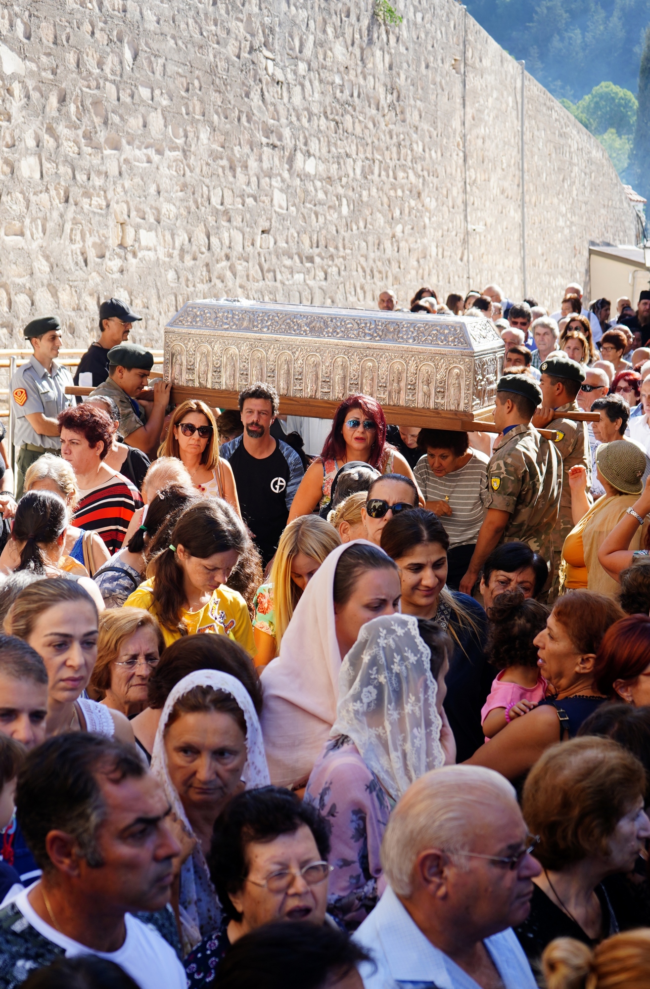 St. Neophit feast in his monastery close to Paphos