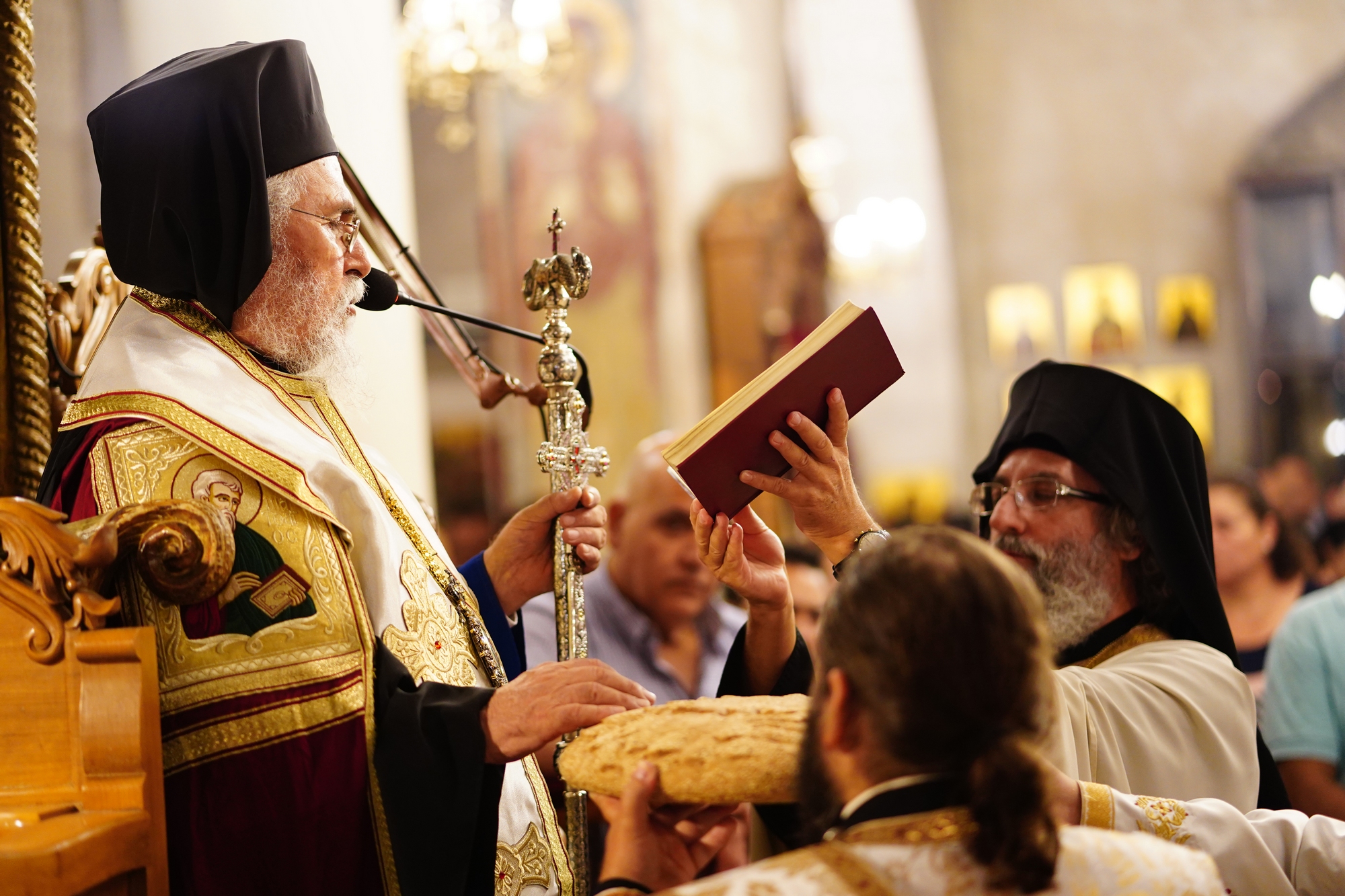 St. Neophit feast in his monastery close to Pafos