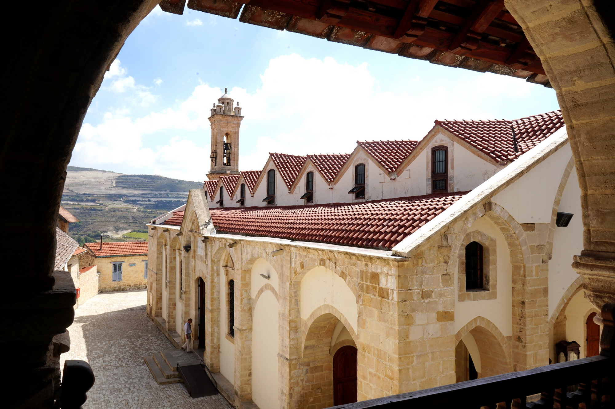 The Holy Cross Orthodox church in Omodos