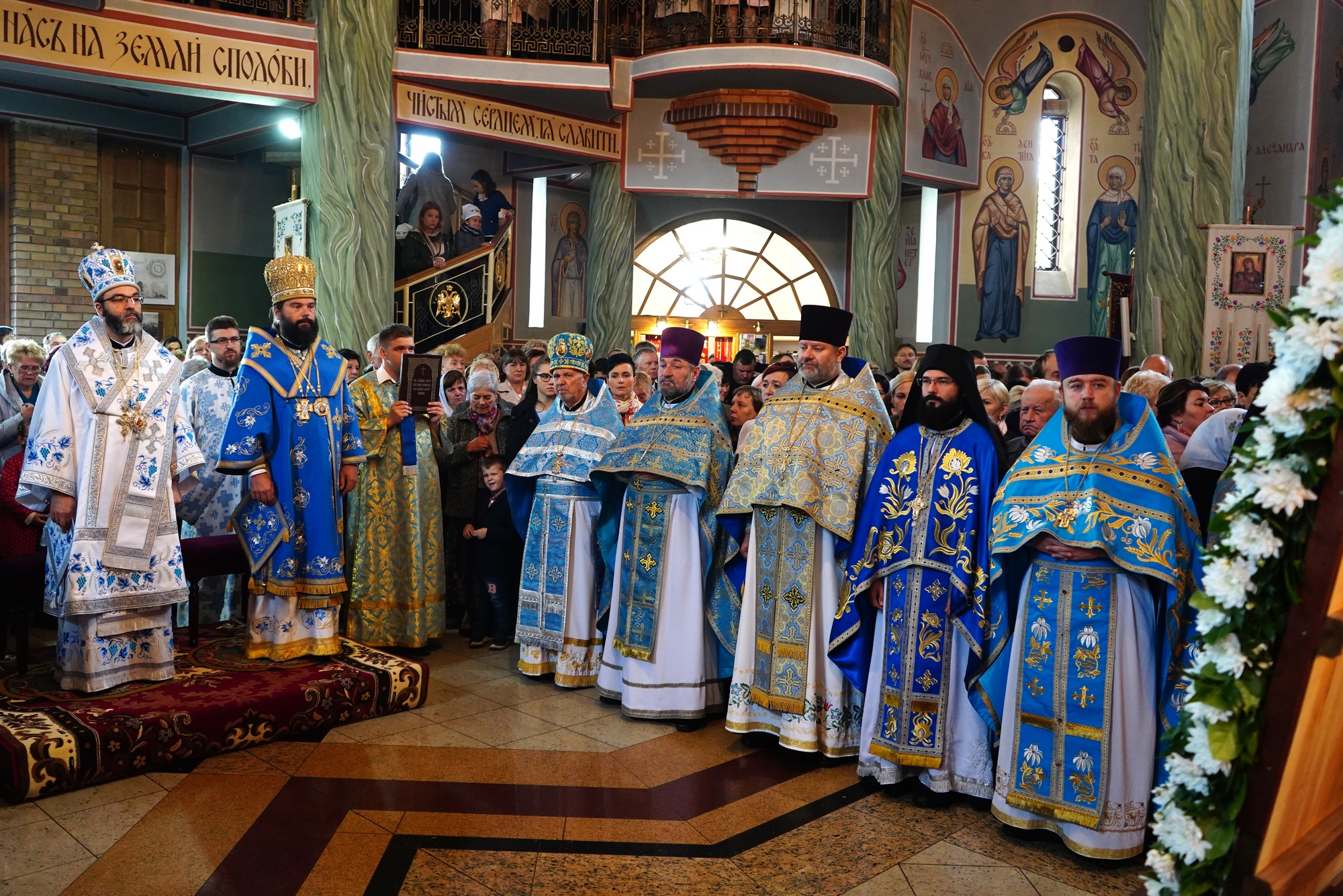 Pantanassa Icon of the Mother of God feast in Ressurection church in Białystok