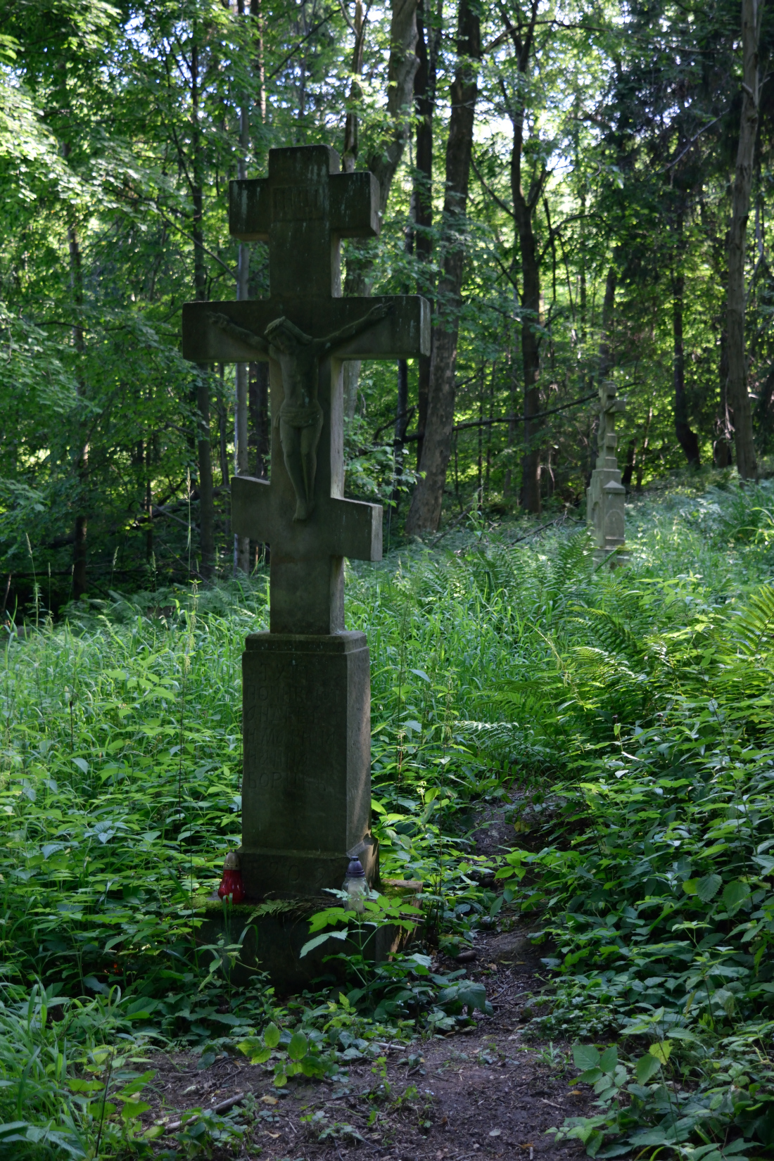 Orthodox cemetery in a Lemko expelled village