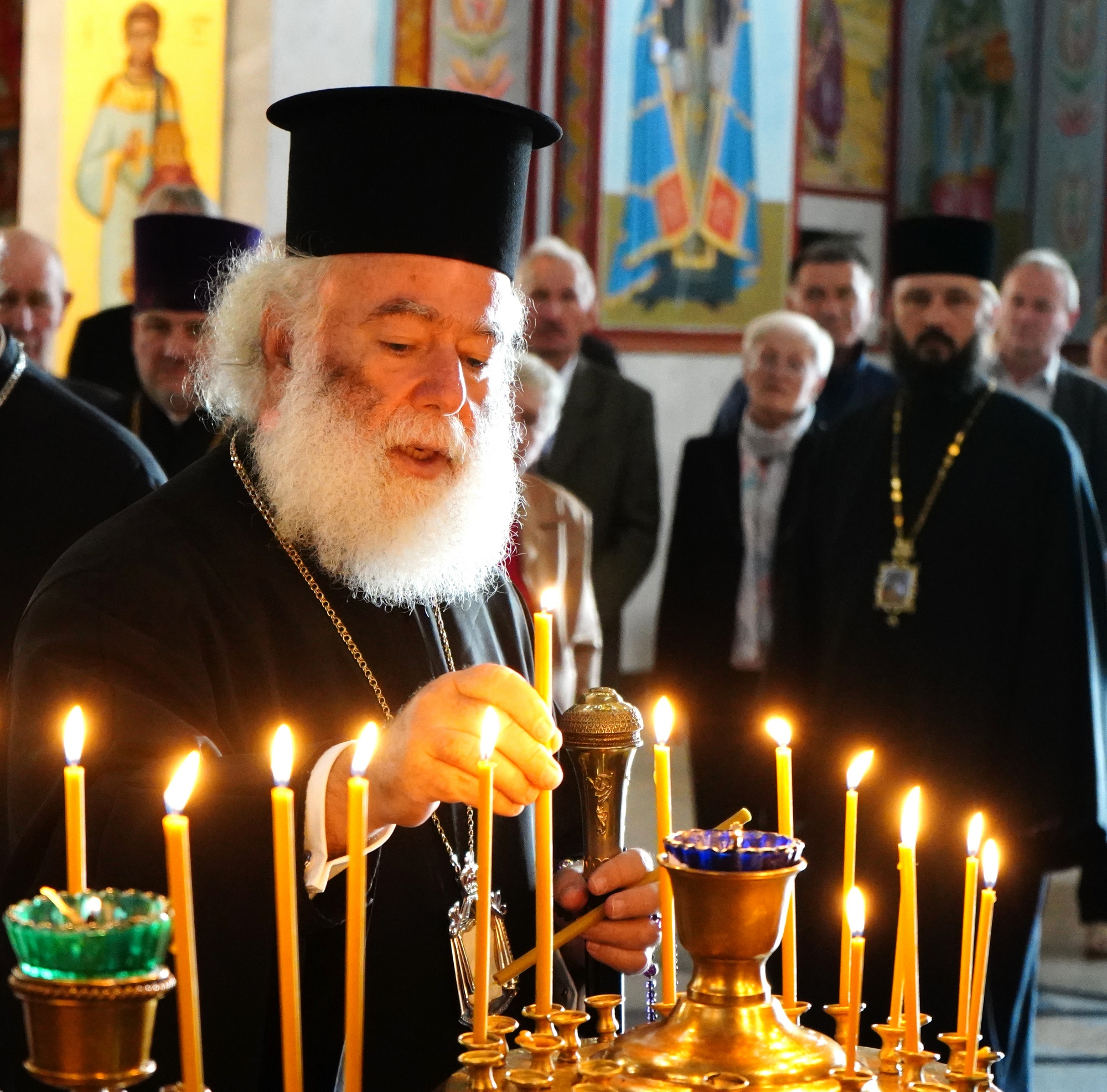 Patriarch Theorode II in Hagia Sophia church in Białystok