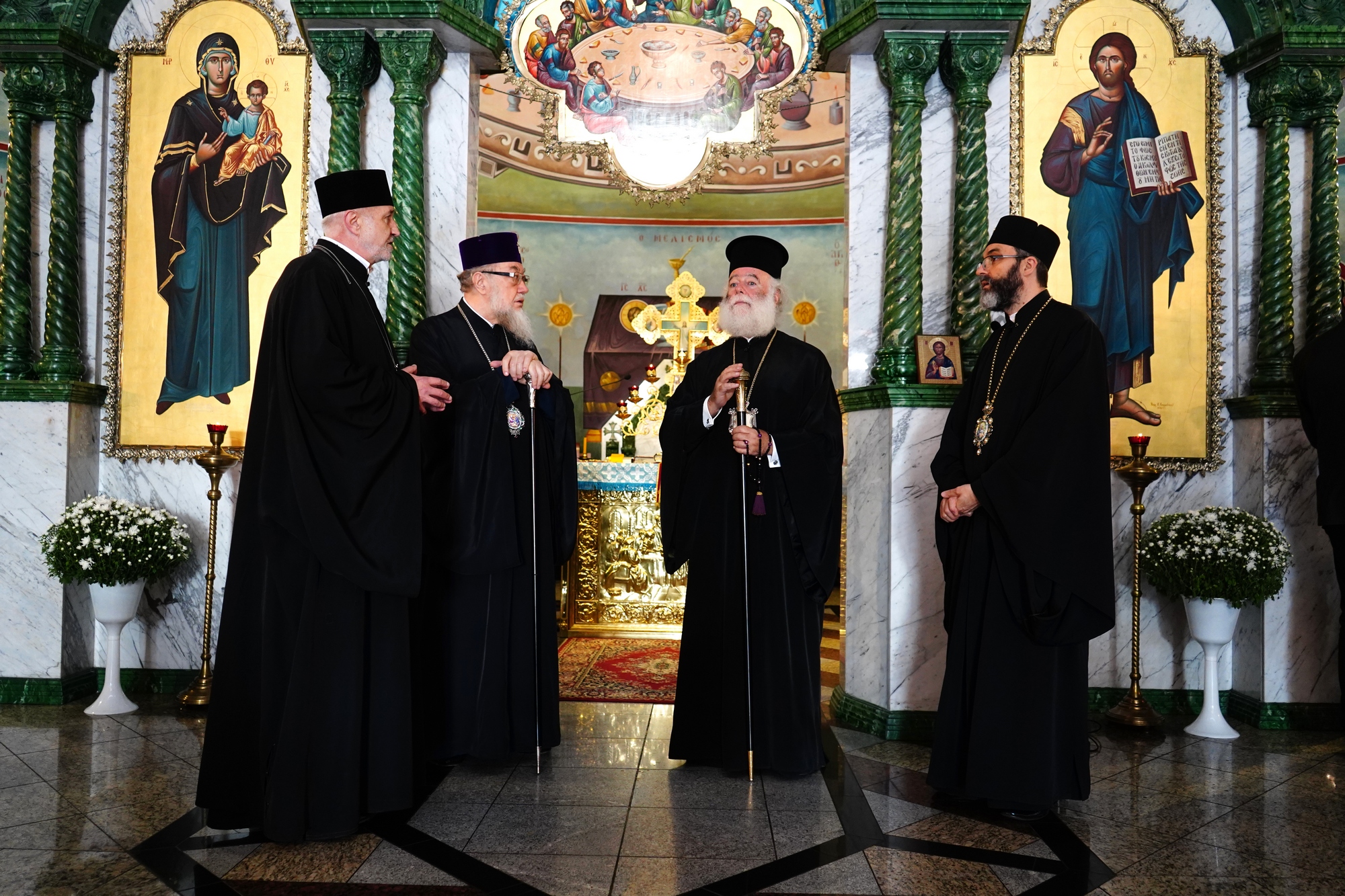 Patriarch Theodore II in Hagia Sopia, Białystok