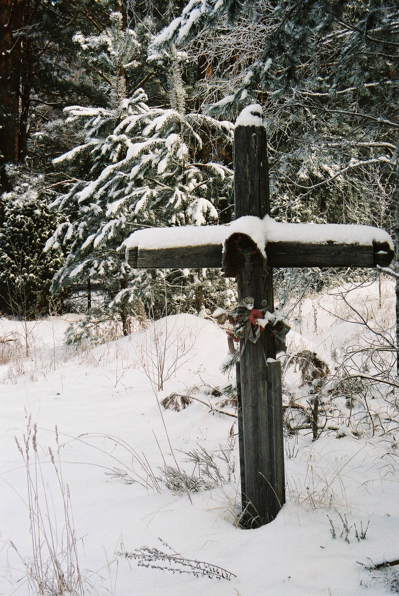 A cross...