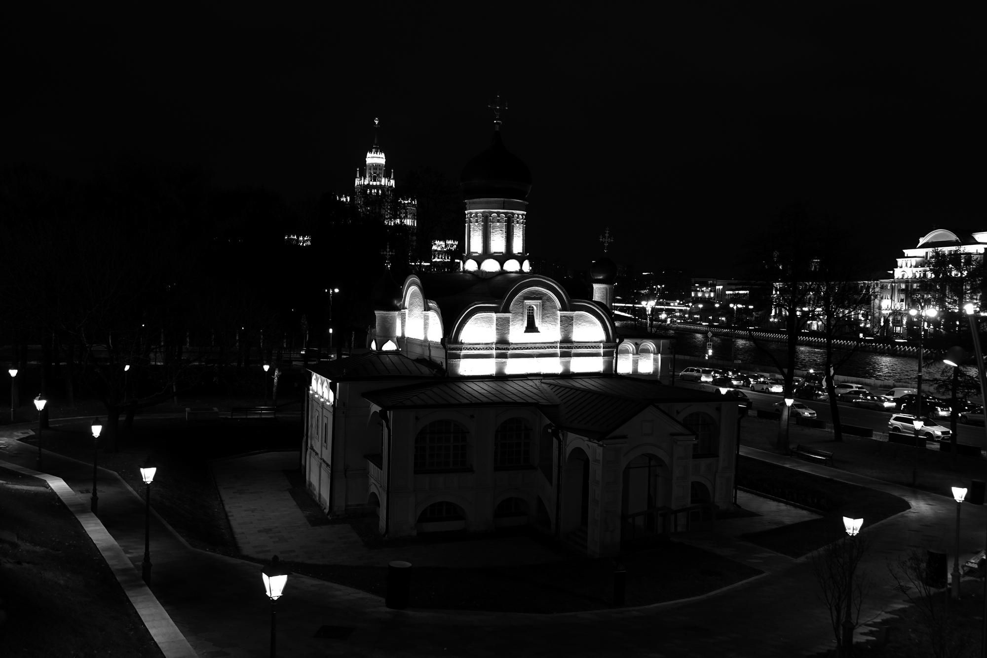Moscow by night...