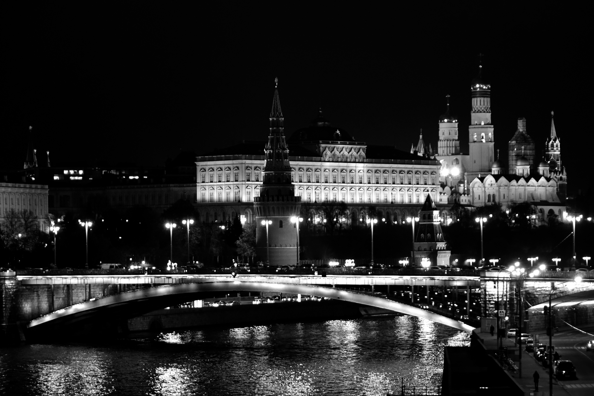 Moscow by night...