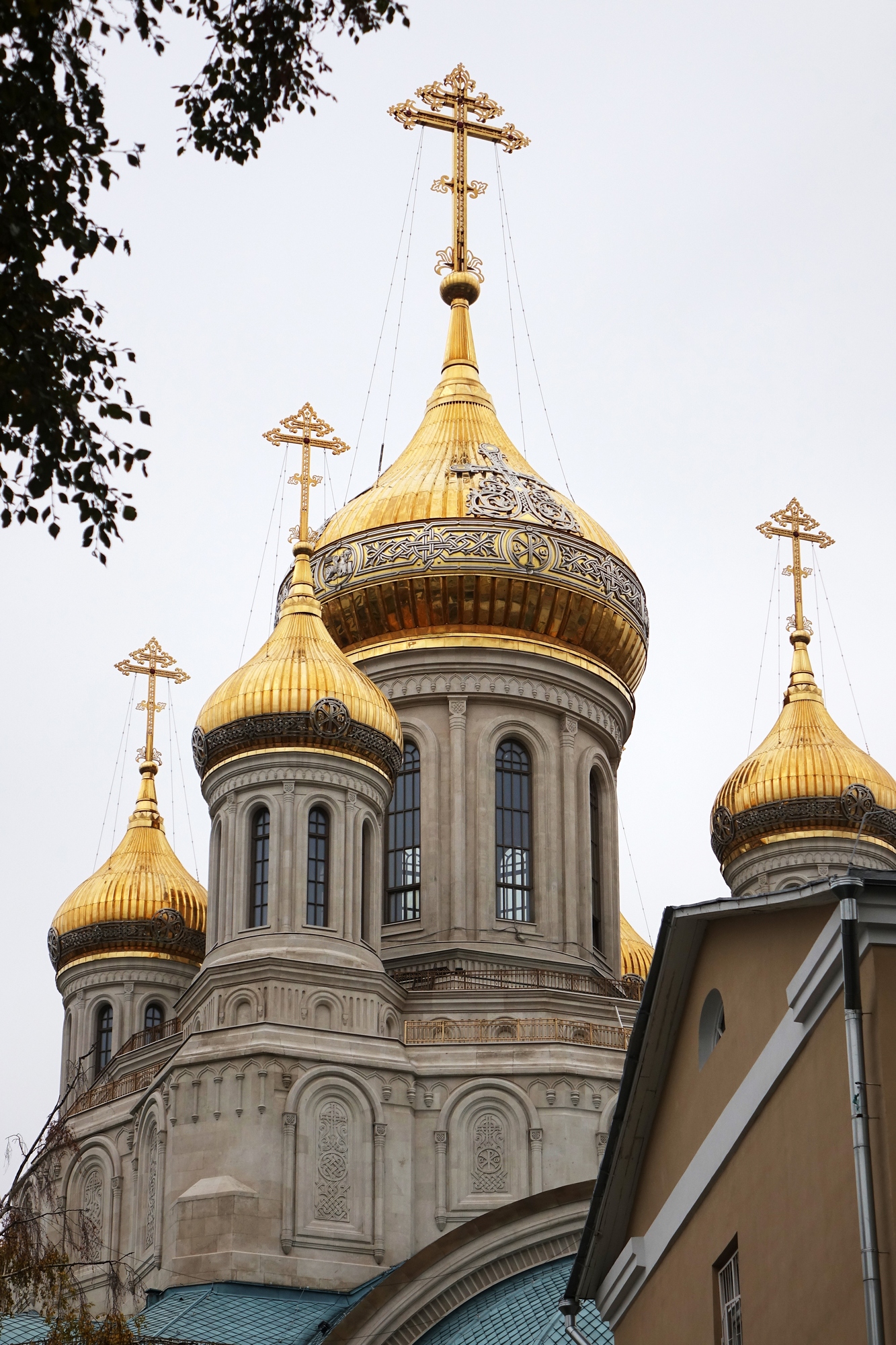 The new church of Sretensky Monastery in Moscow