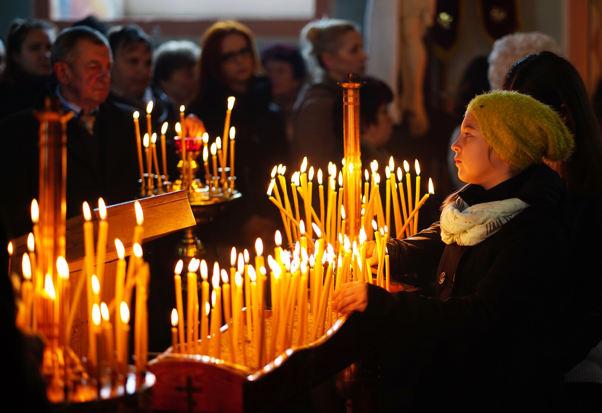 Divine Liturgy in St. Nicholas church in Topilec