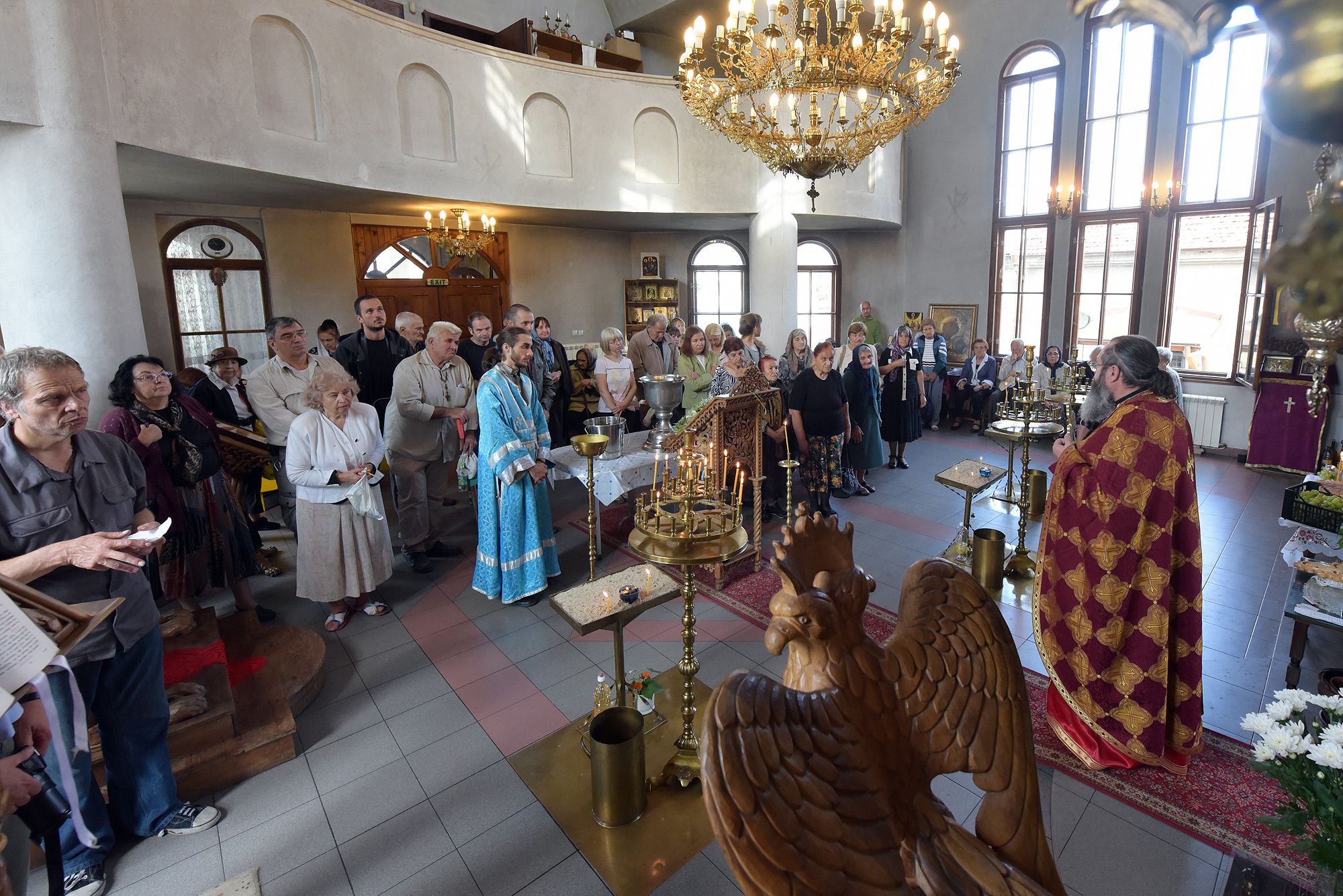 St. John the Baptist feast in this saint church in Sofia-Obelya