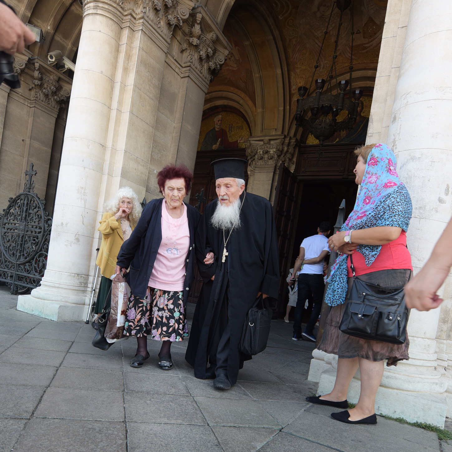 At footsteps of St Aleksander Nevski church in Sofia
