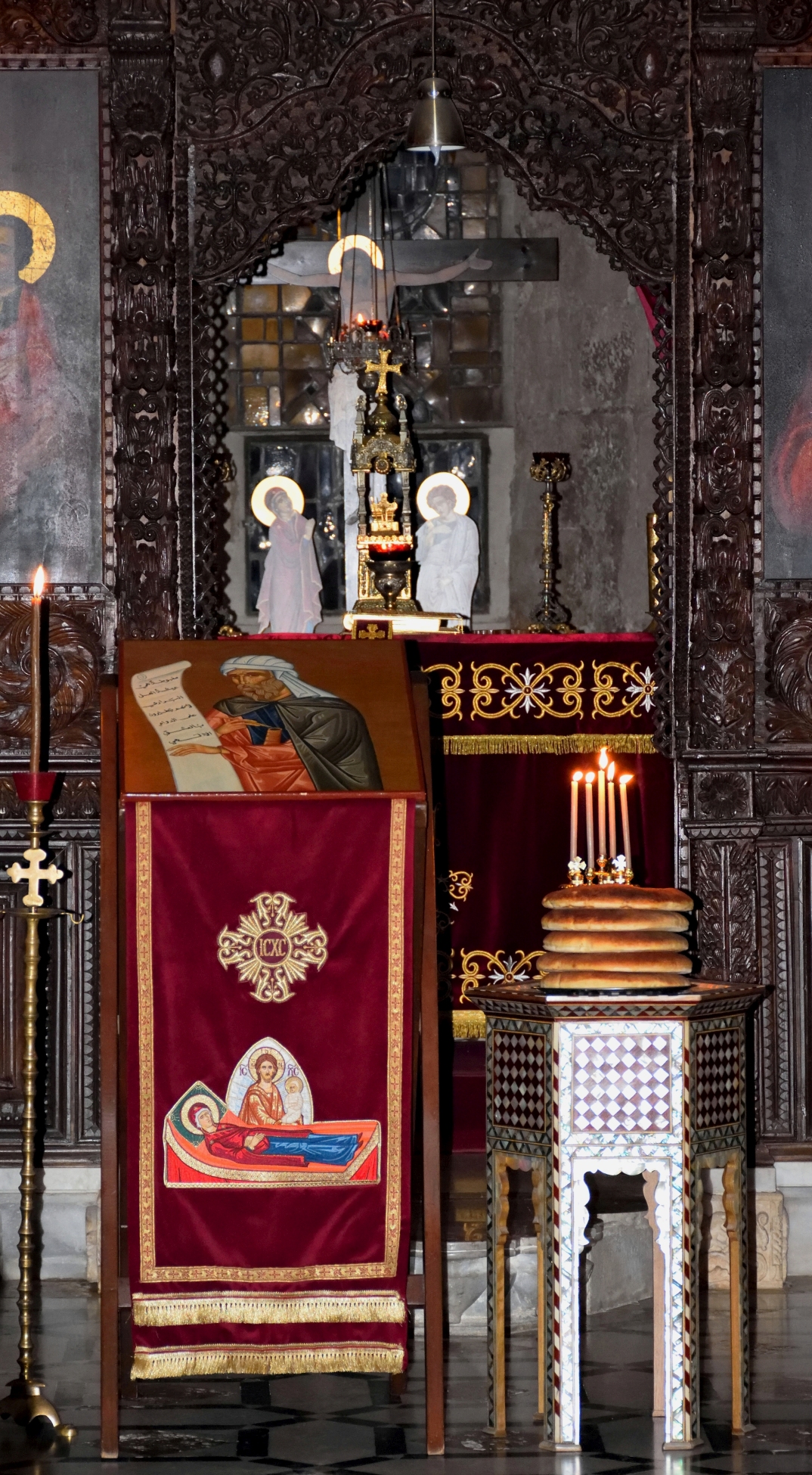 Vespers at Balamand for st. John Damascene feast