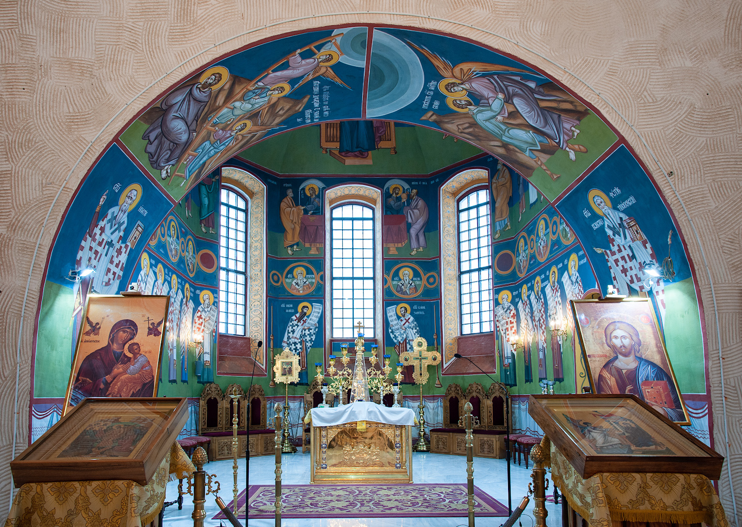 * cerkiew obronna w Monasterze Zwiastowania Przenajświętszej Bogarodzicy w Supraślu *
