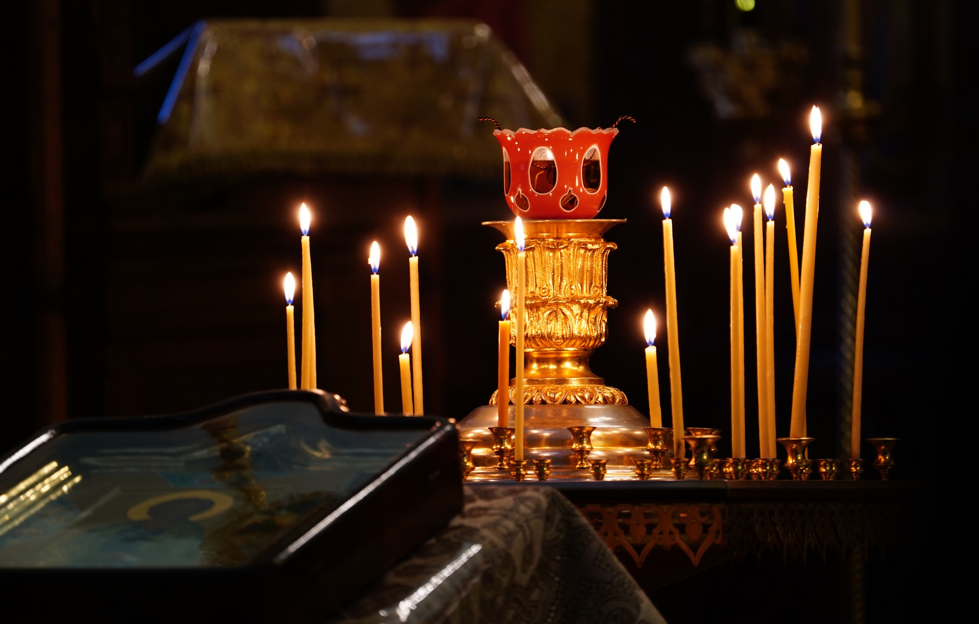 In St. Alexandra Russian Orthodox church in Jerusalem