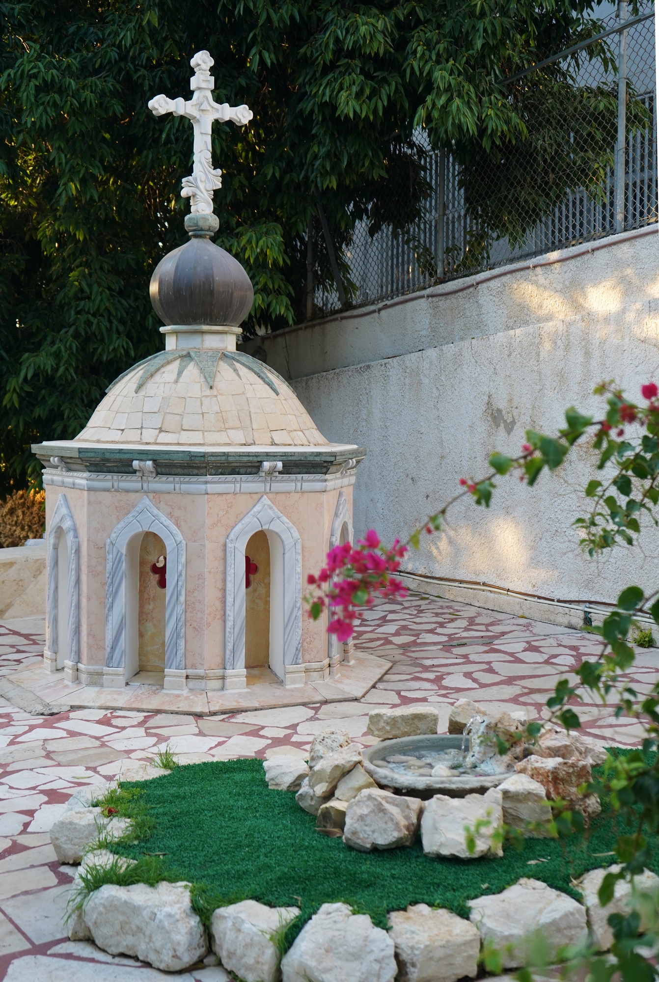 A dome over cave of St. Tabitha 