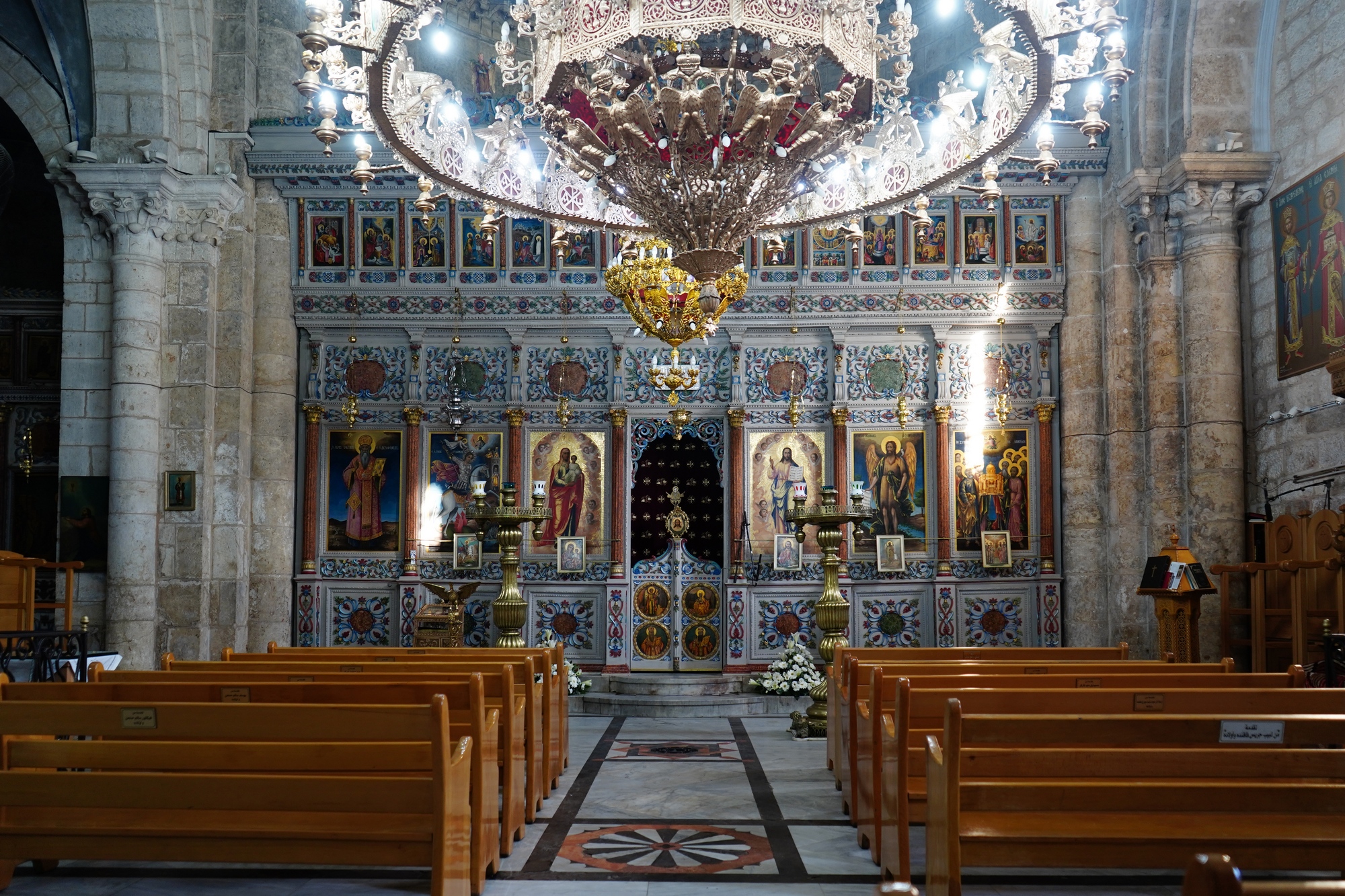 The main church of Greek Orthodox Monastery of St. George Lod