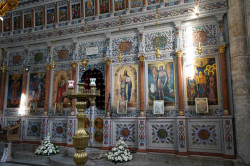 jarek 
Iconostasis of the church in Greek Orthodox Monastery of St. George Lod   
2018-12-28 19:57:45