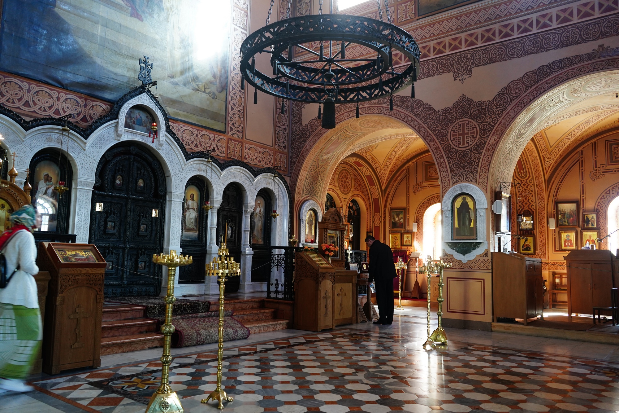 St. Mary Magdalene Russian Orhodox church in Jerusalem