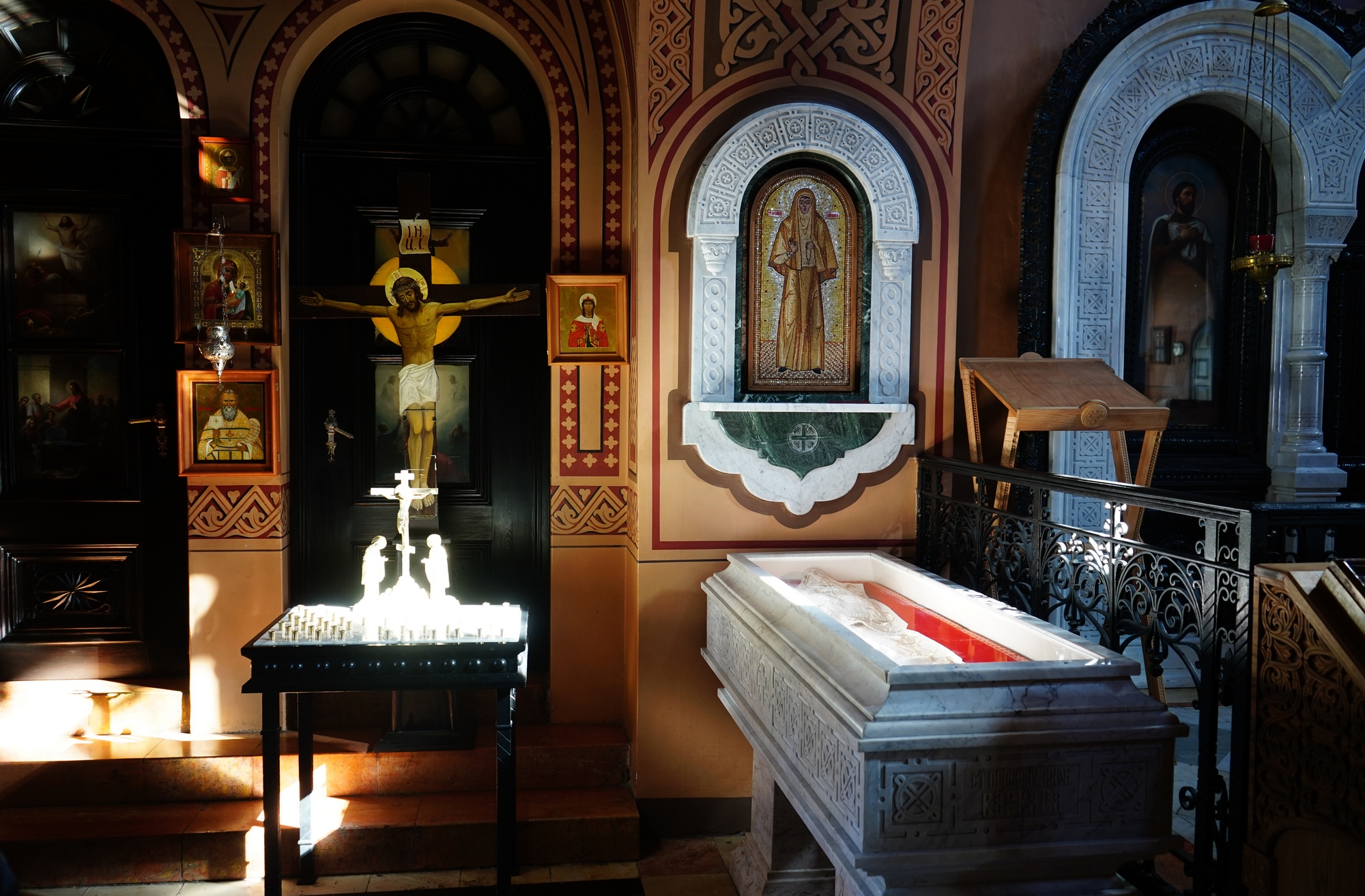 St. Mary Magdalene Russian Orhodox church in Jerusalem