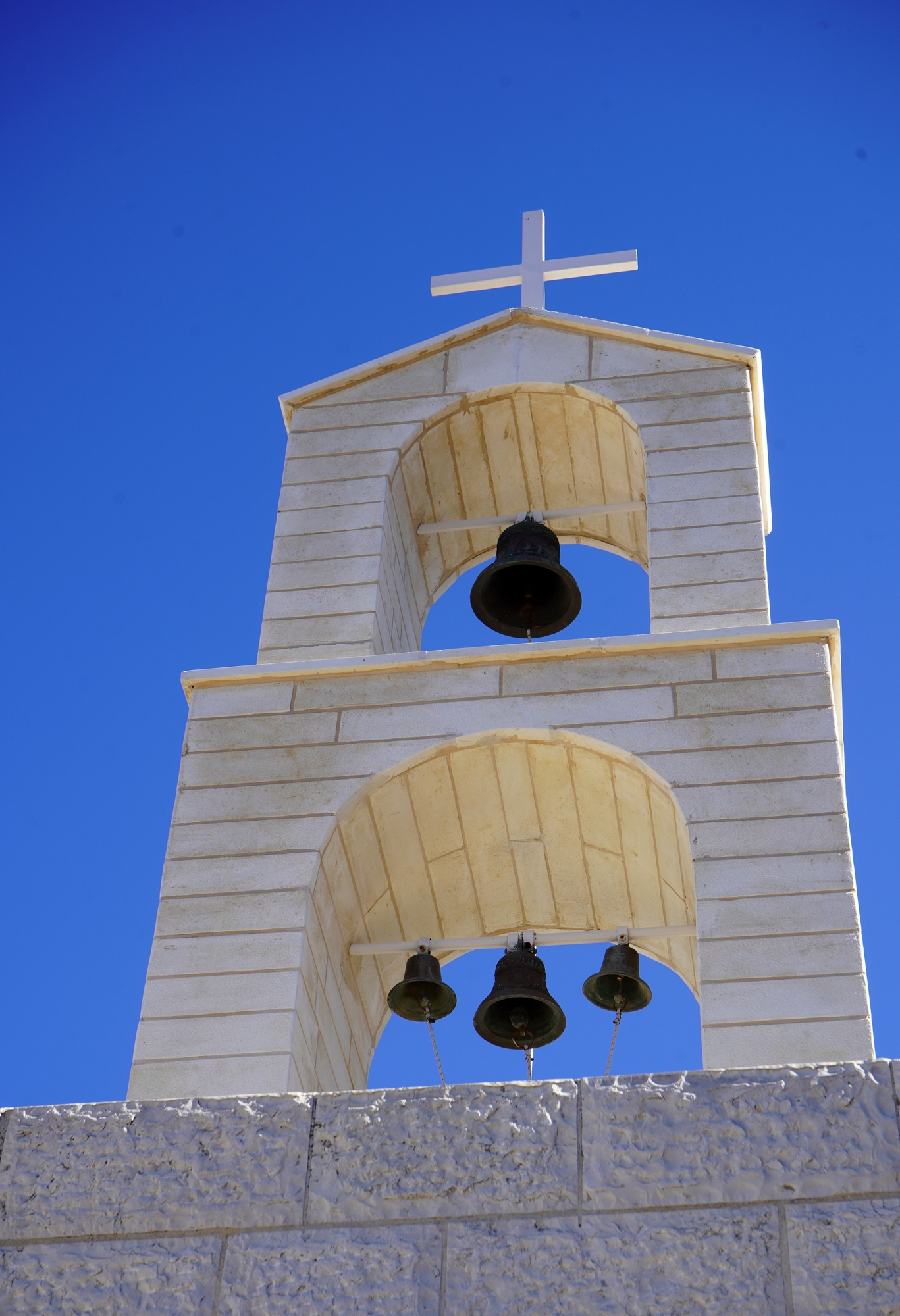 Bell-tower of Greek Orthodox Ascension convent in Jerusalem