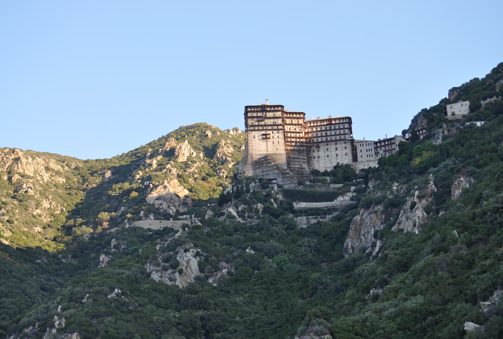 МОНАСТЫРЬ СИМОНОПЕТР - Ιερά Μονή Σίμωνος Πέτρα - Monastery Simonos Petras