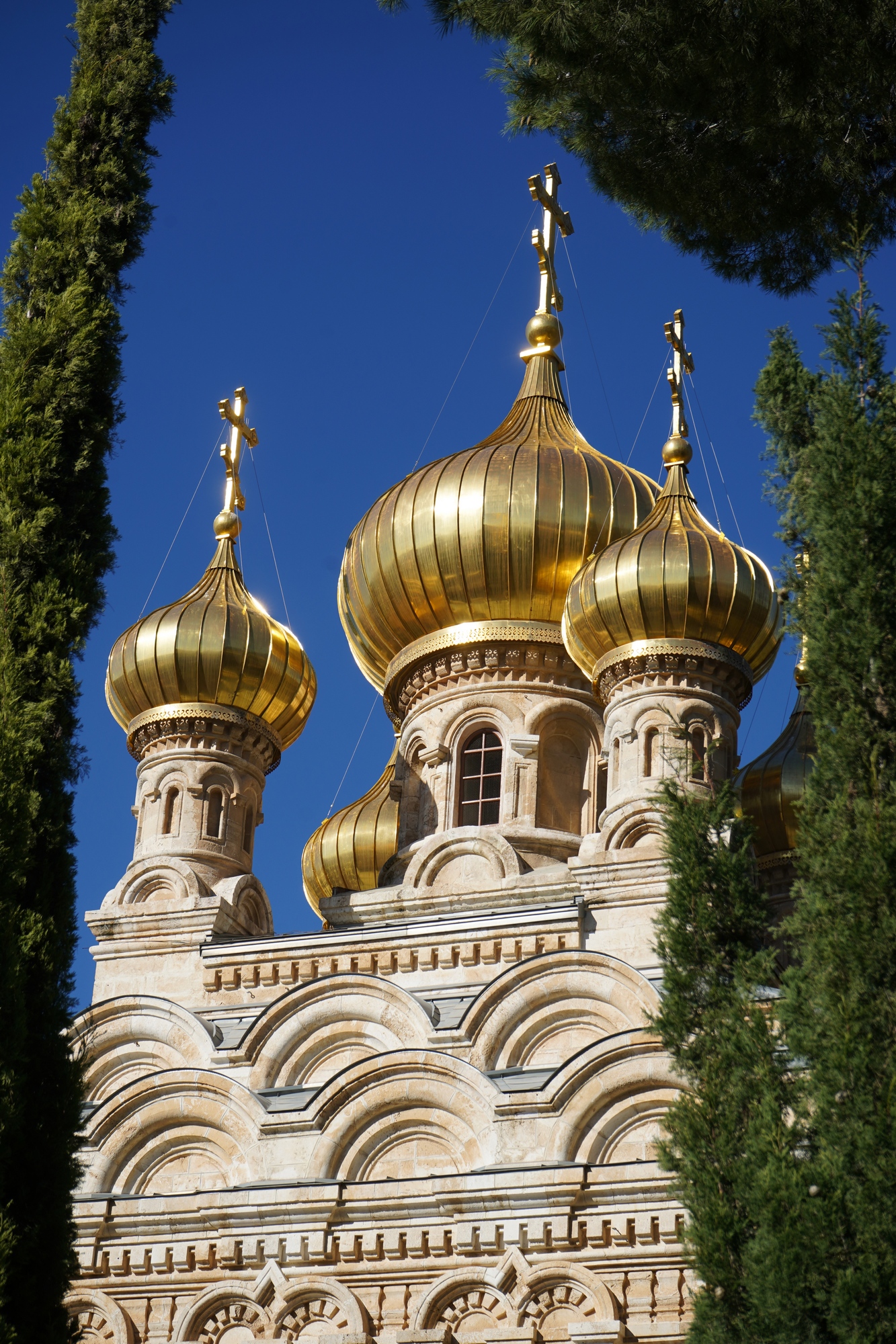 Jerusalem. St. Mary Magdalene Russian Orthodox Church