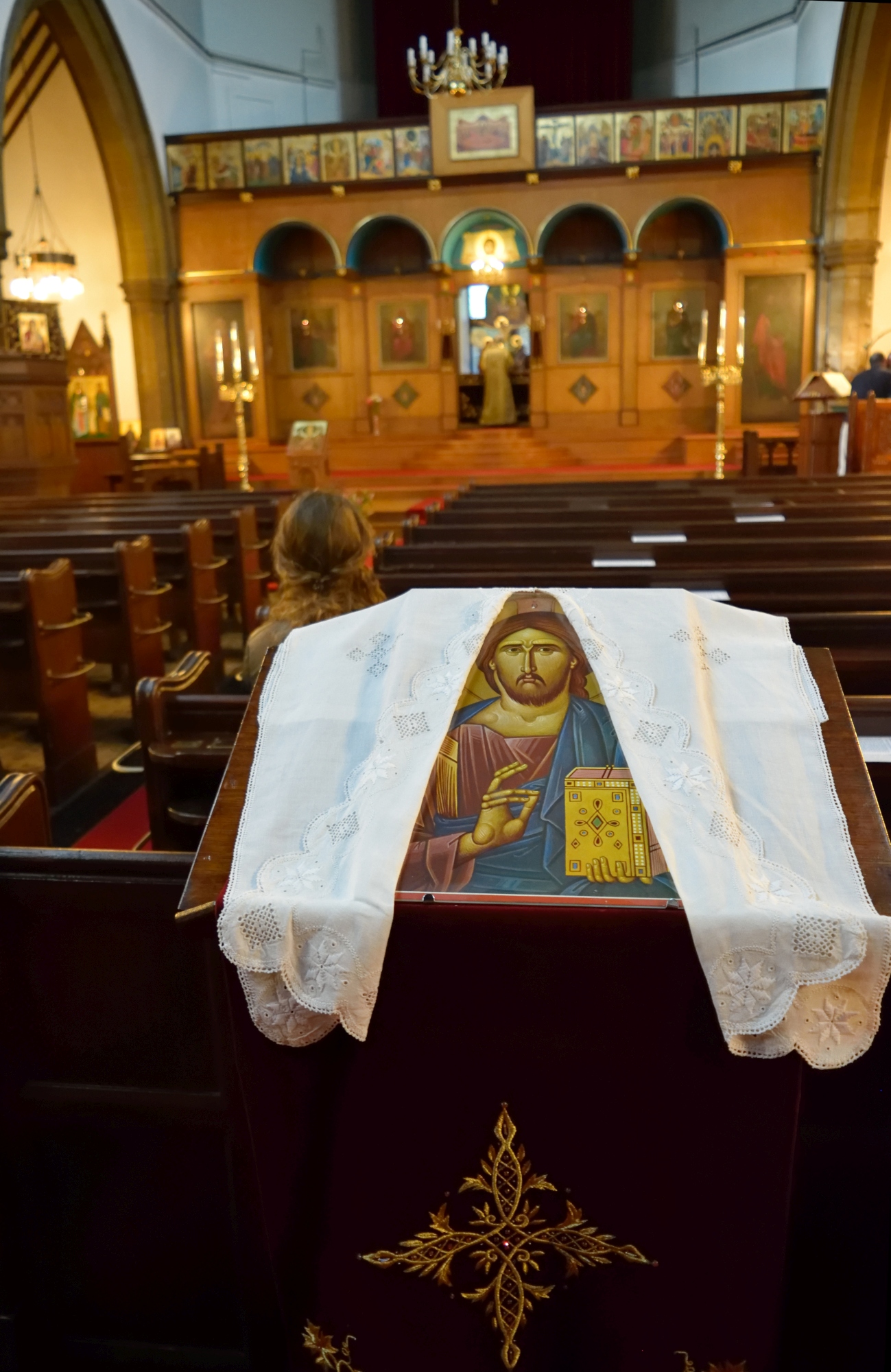 Christ&#039s icon - Glasgow, Scotland