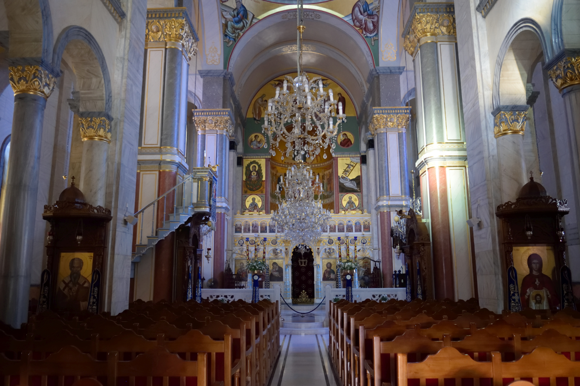 Interior of the Limassol cathedral