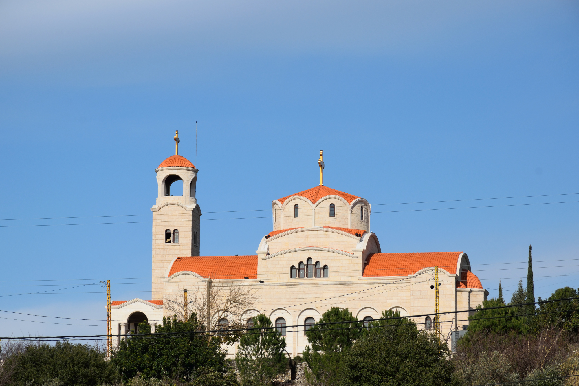 Church of st. Elias during the day - Btaabboura