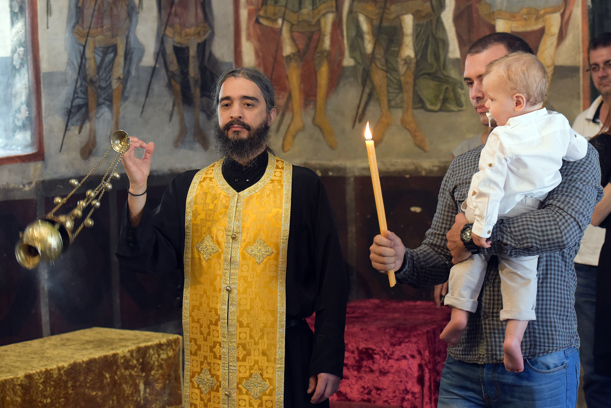 Baptism at the Bachkovo Monastery Dormition of the Holy Mother of God