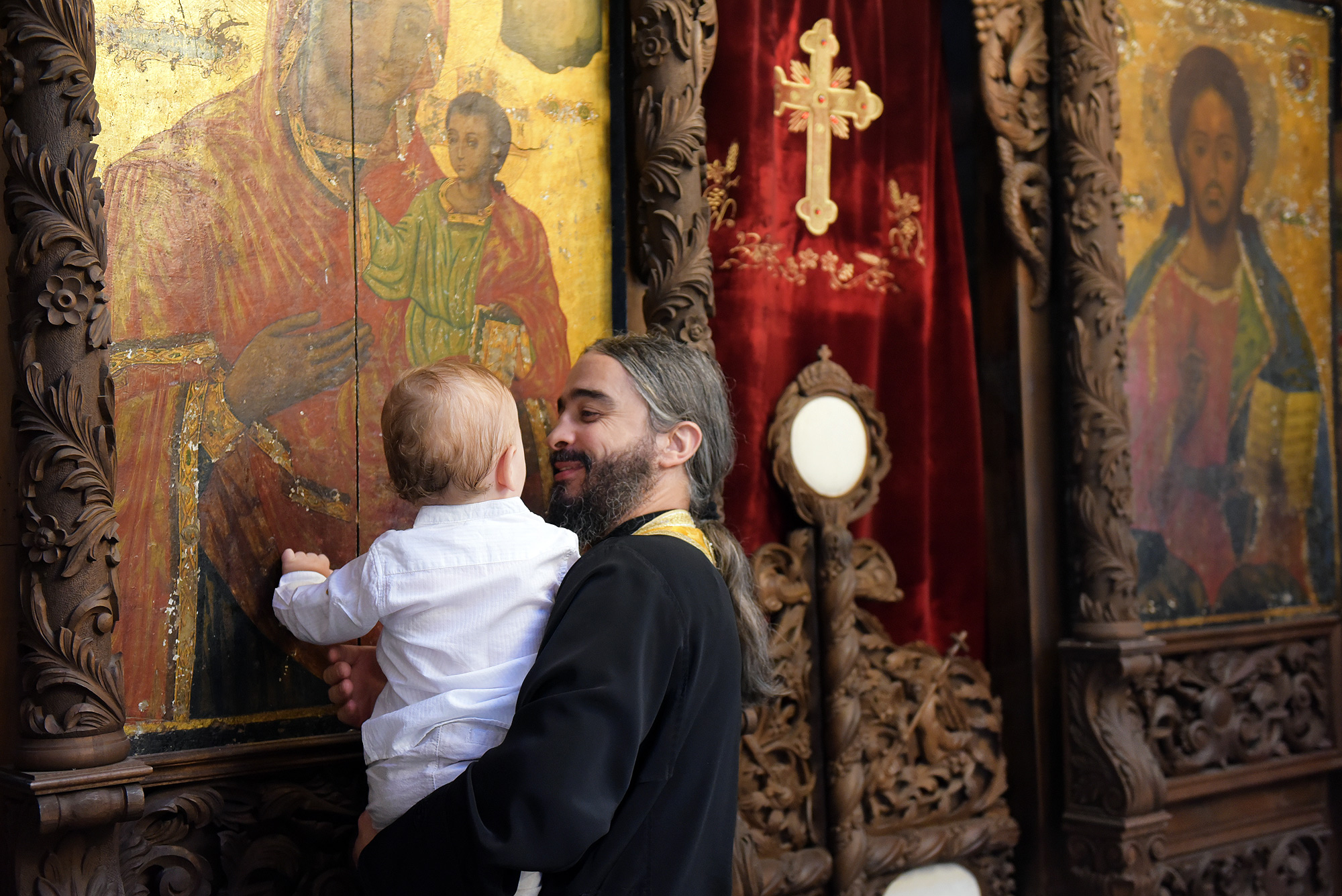 Baptism at the Bachkovo Monastery Dormition of the Holy Mother of God
