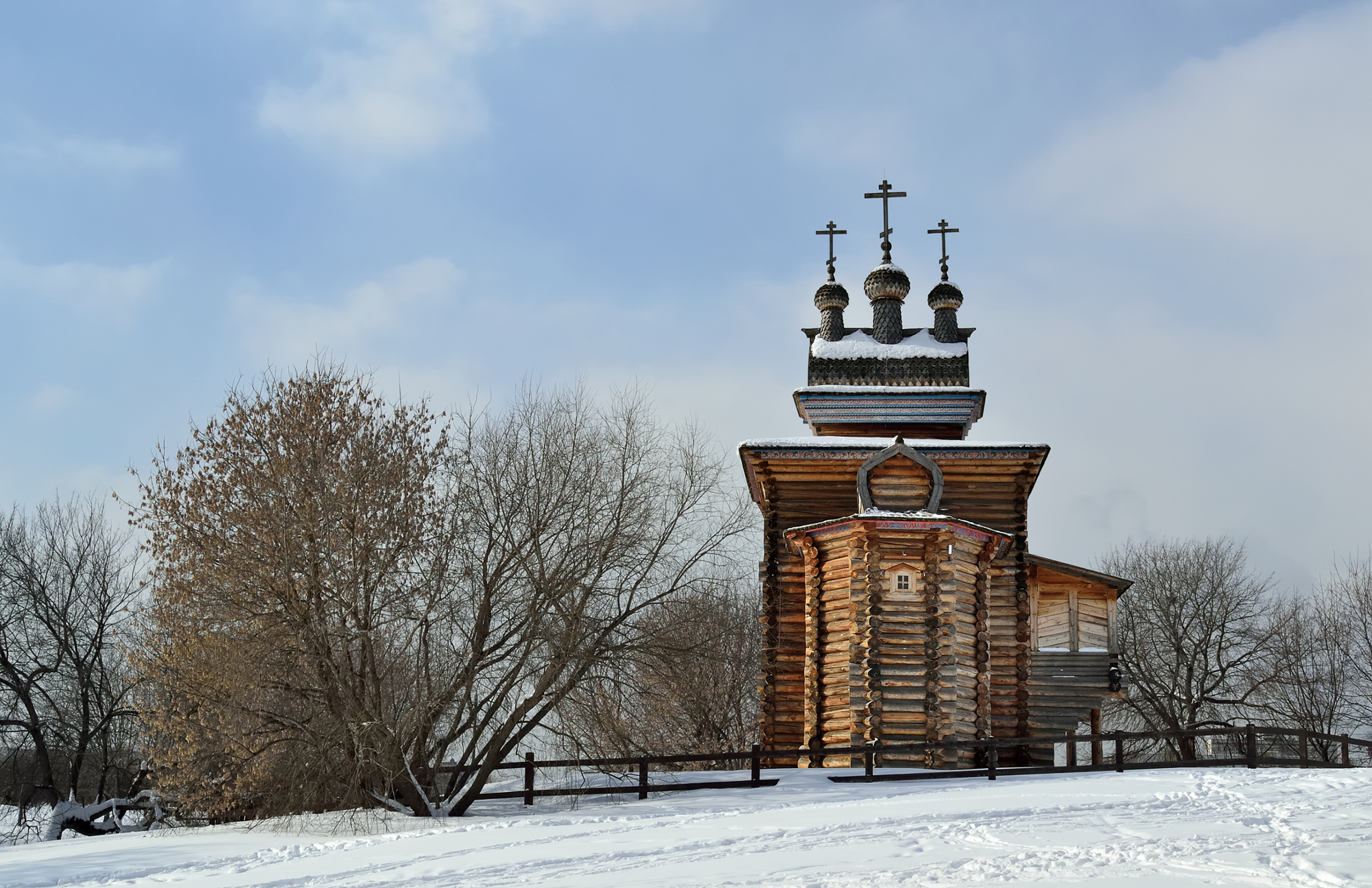 Wooden Saint George Church in Kolomenskoe.