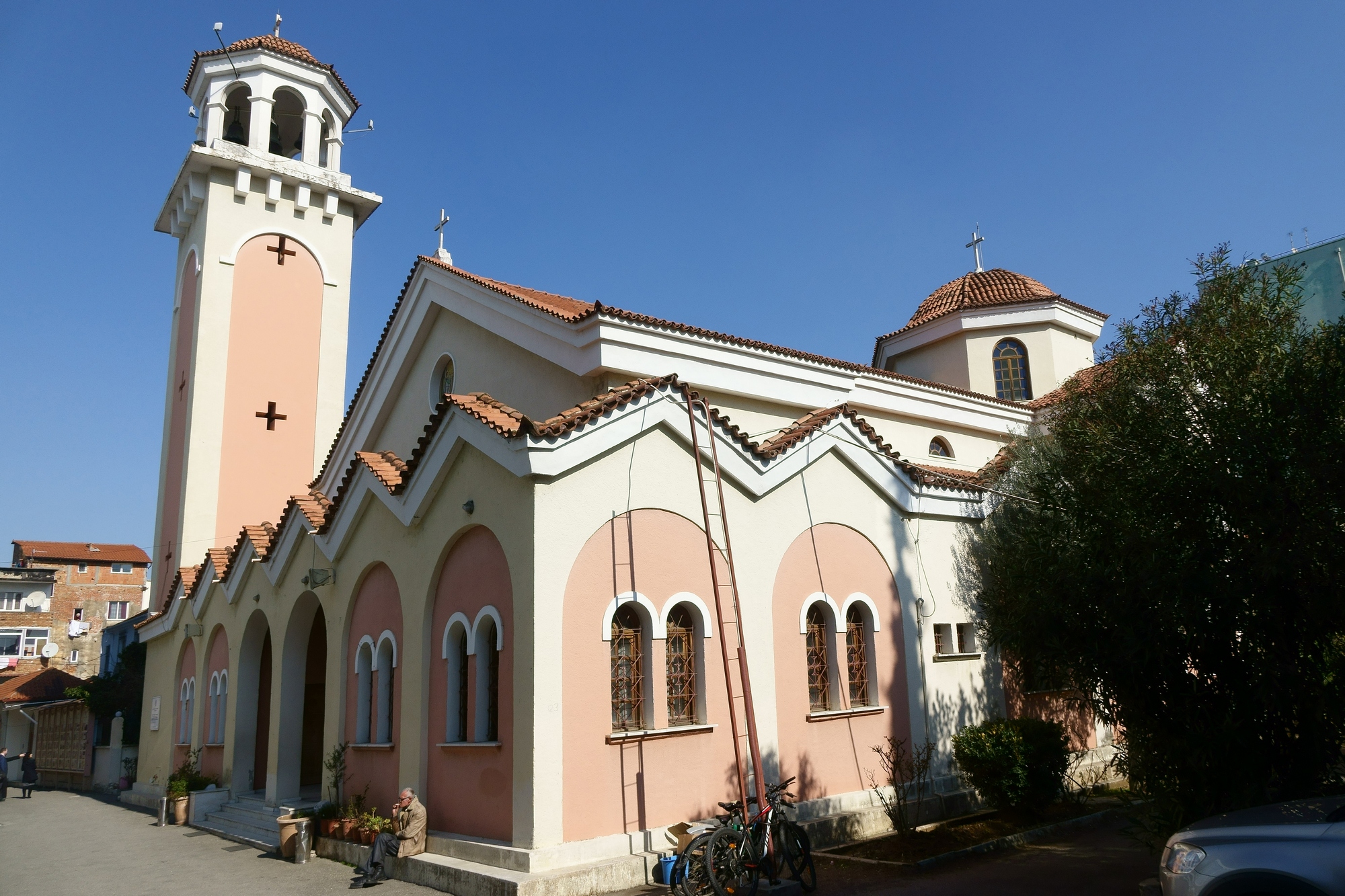 The old Orthodox cathedral in Tirana