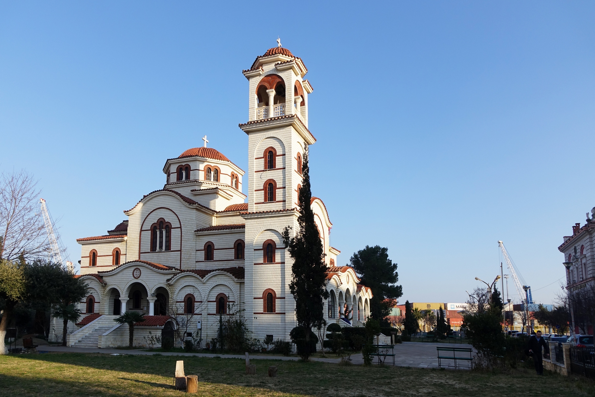 The Orthodox cathedral in Durres