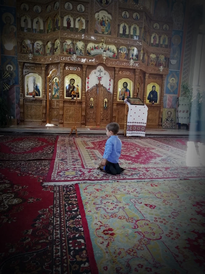 In front of the Lord