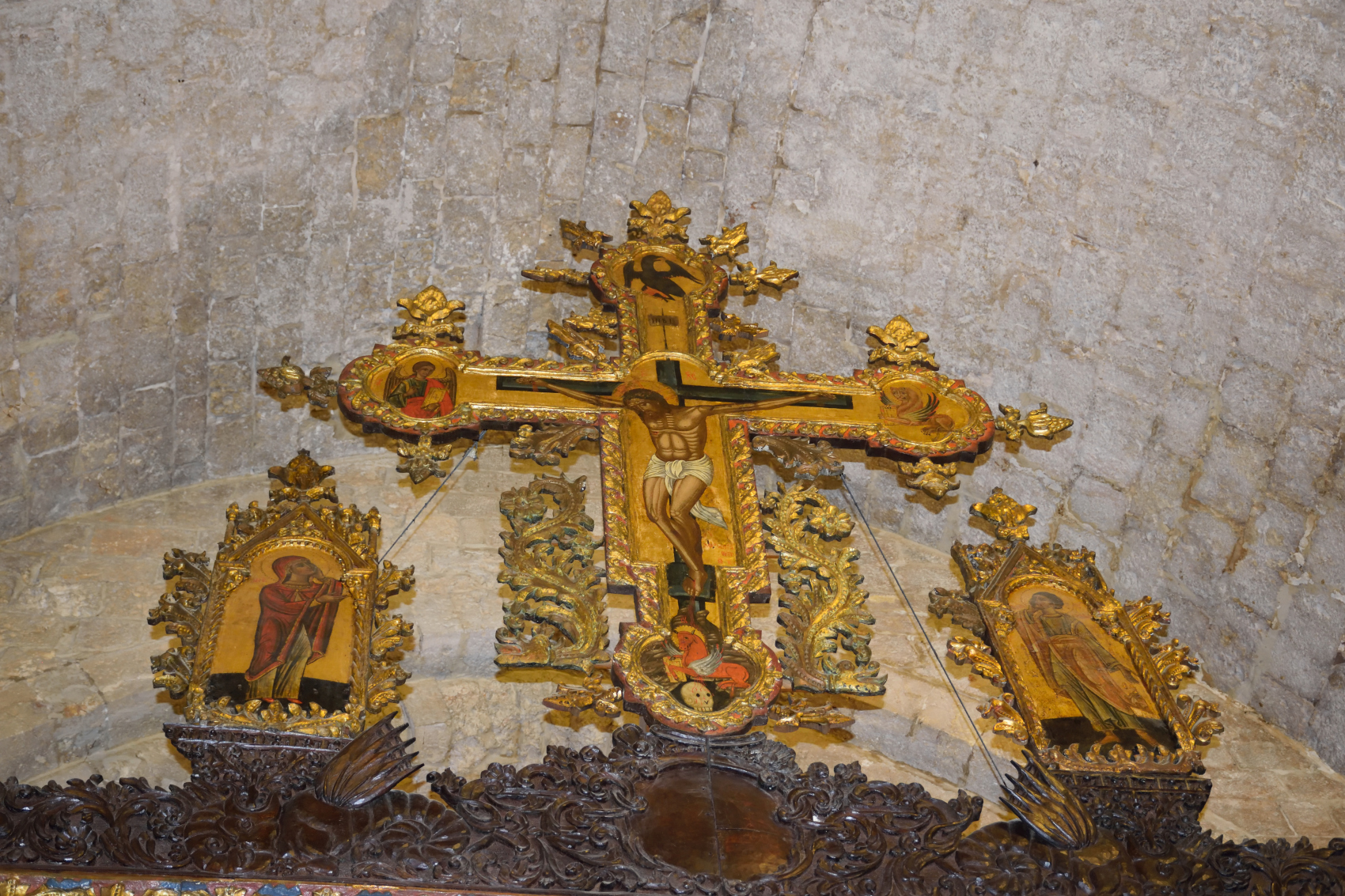 Cross of the Balamand monastery iconostasis