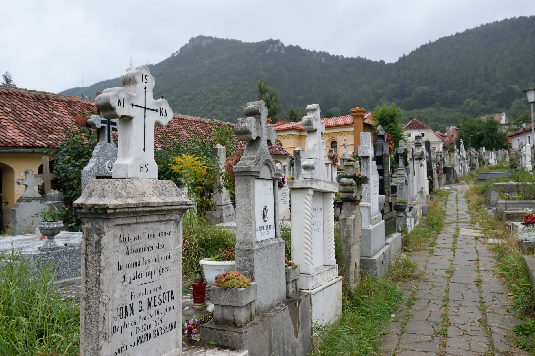 Orthodox cemetery in Brasov
