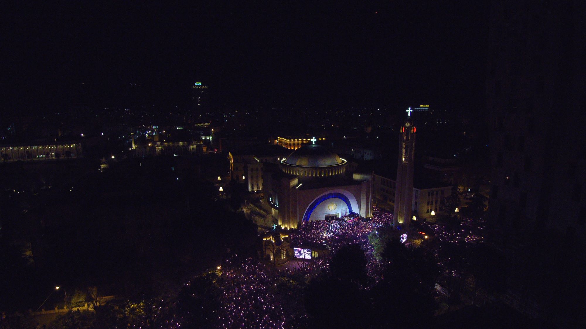 The Pascha celebration in Tirana, Albania in 2018