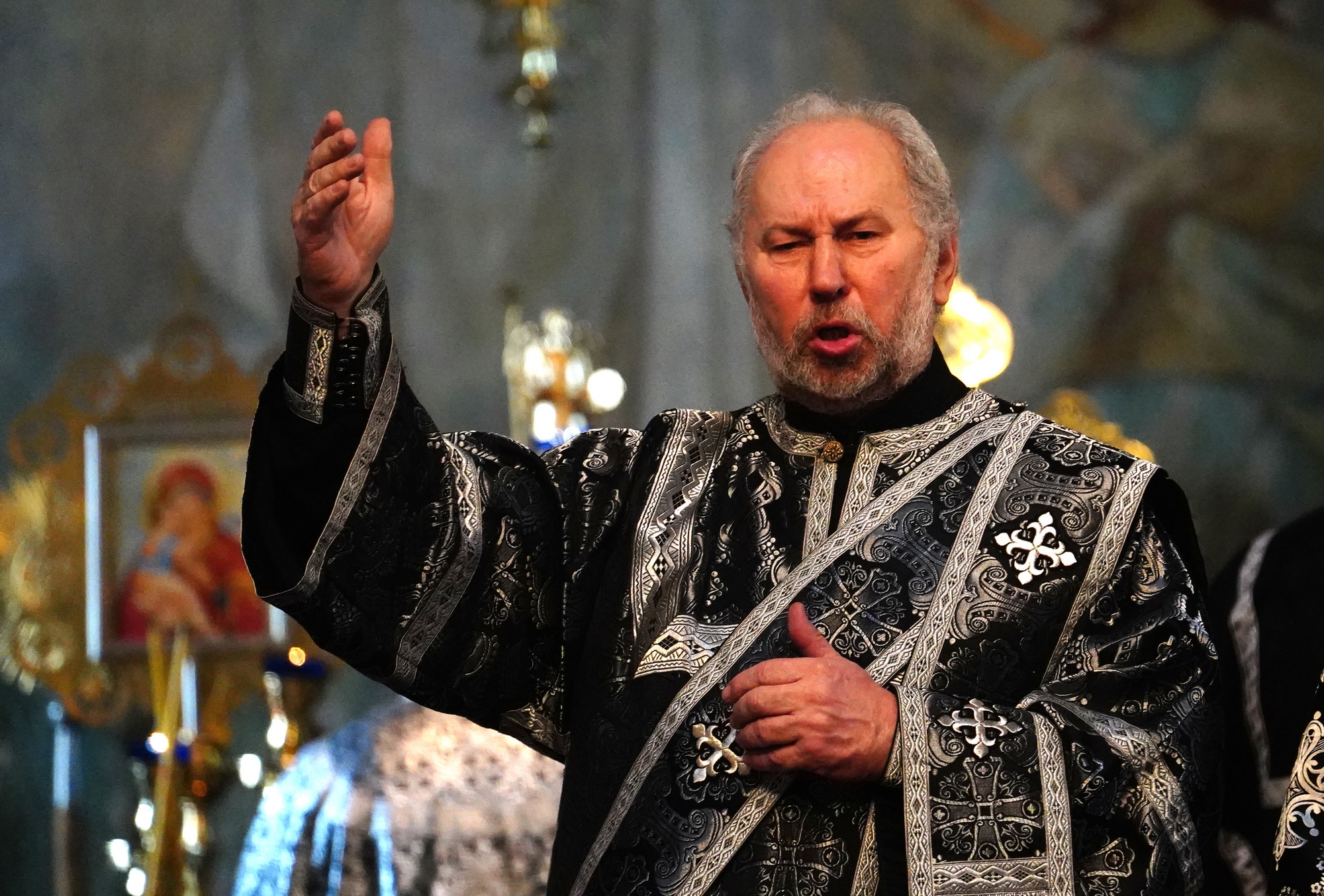 Liturgy of Presanctified Gifts in St. Nicholas cathedral in Białystok