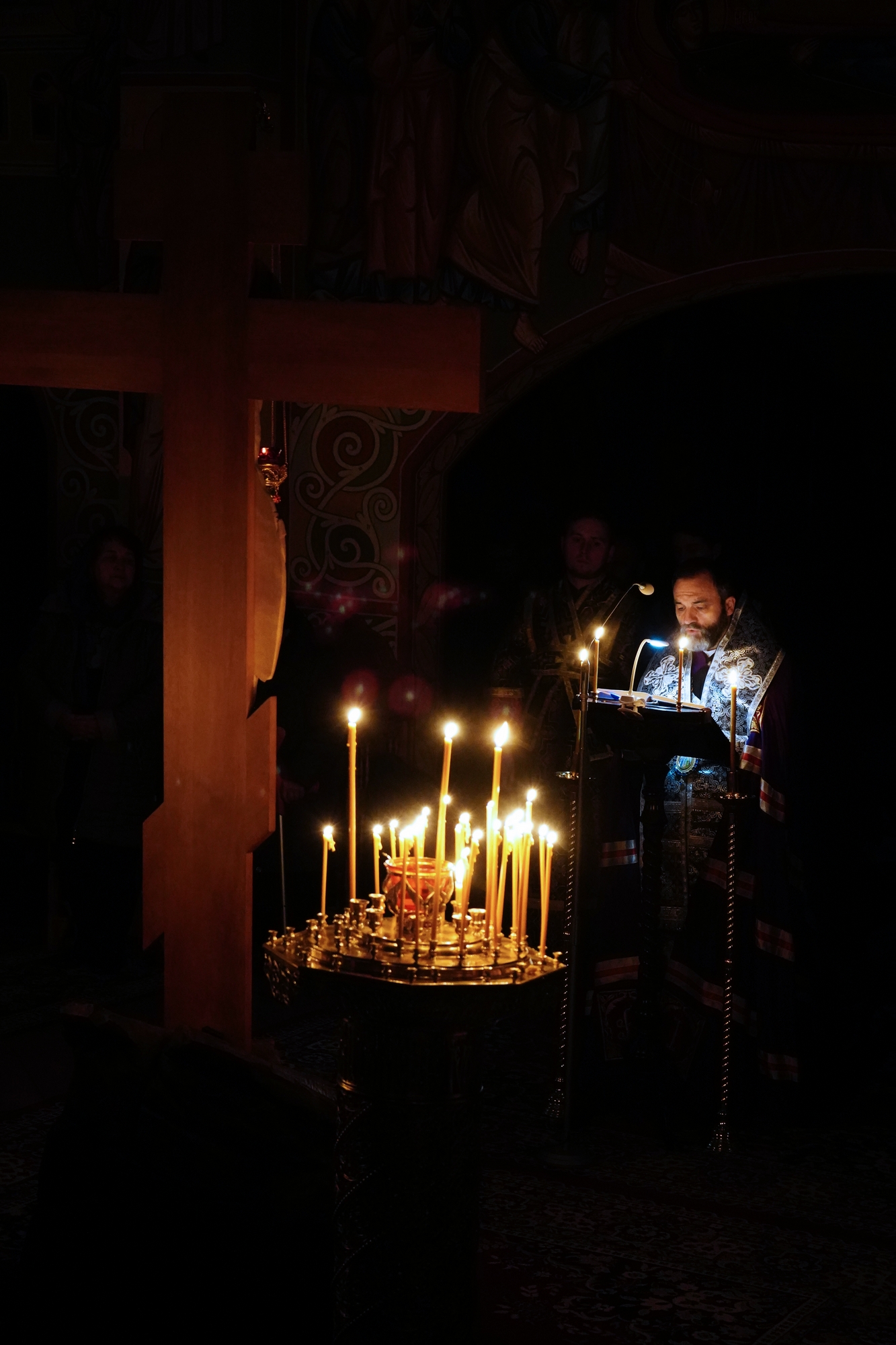 Reading Great Canon of St. Andrew of Crete in Zwierki Convent