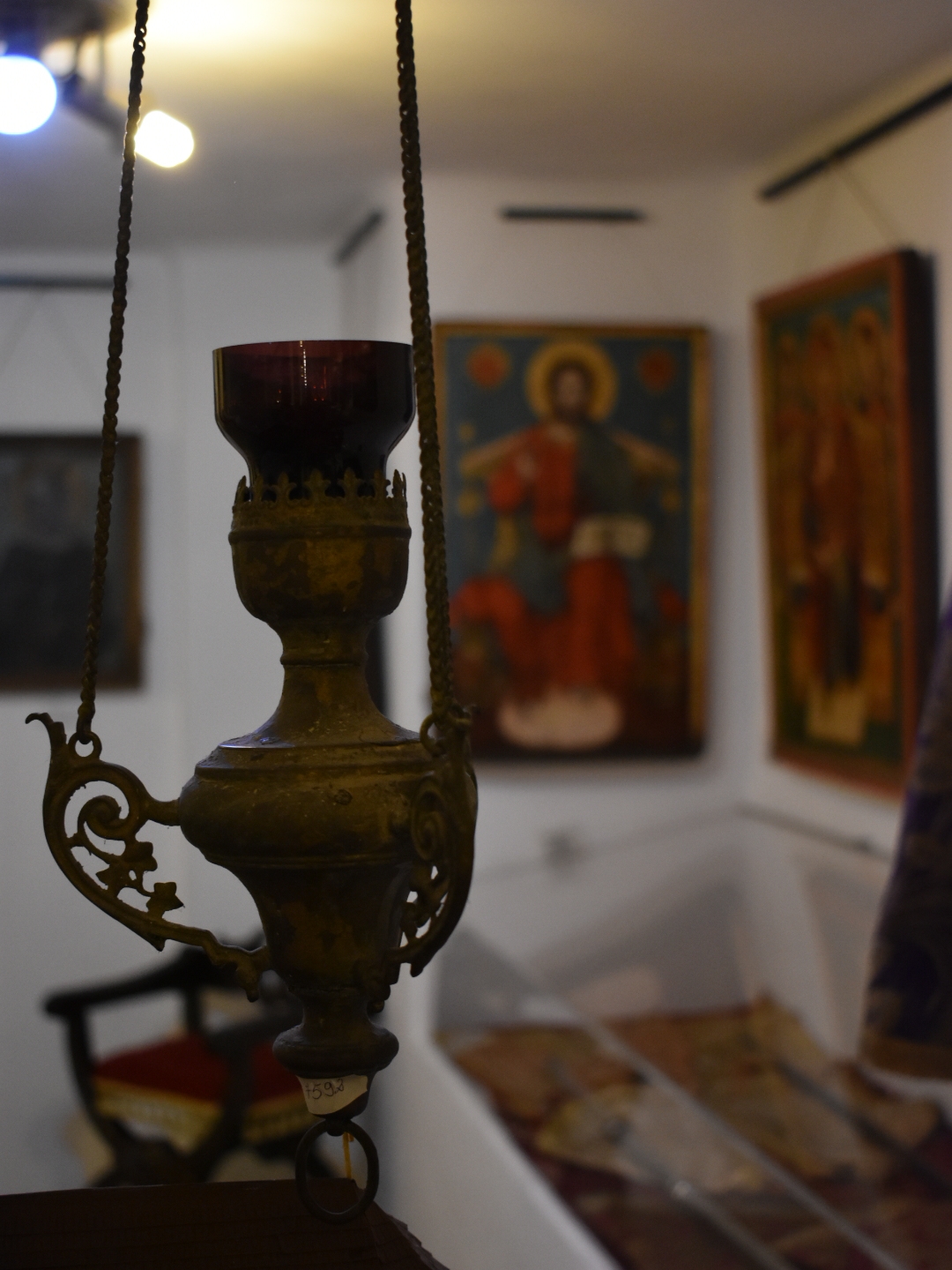 Candelă la Muzeul Catedralei din Timișoara