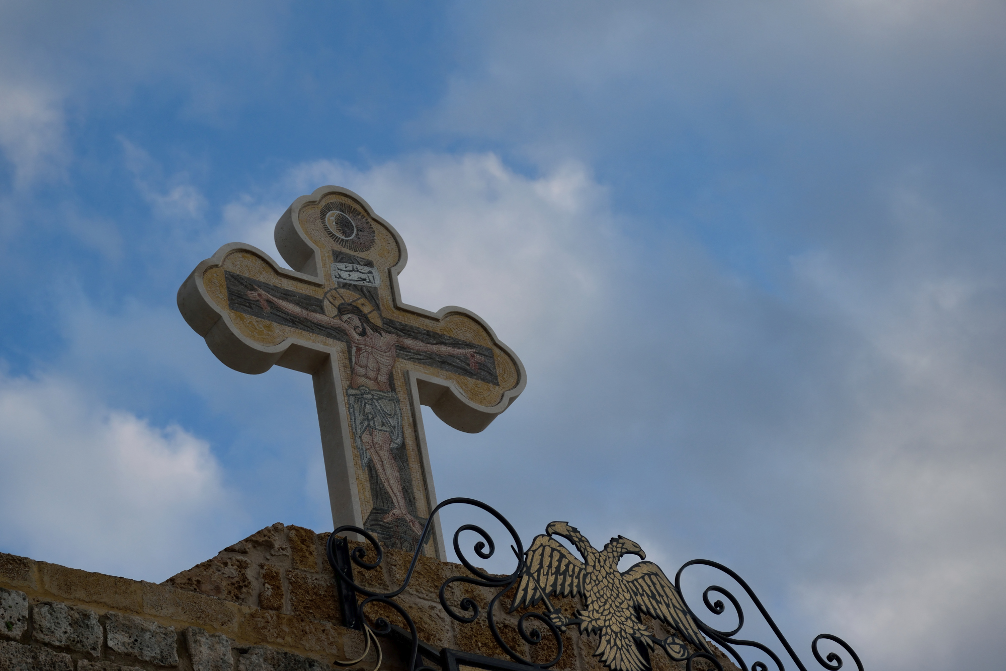 Cross of an Orthodox church in Byblos