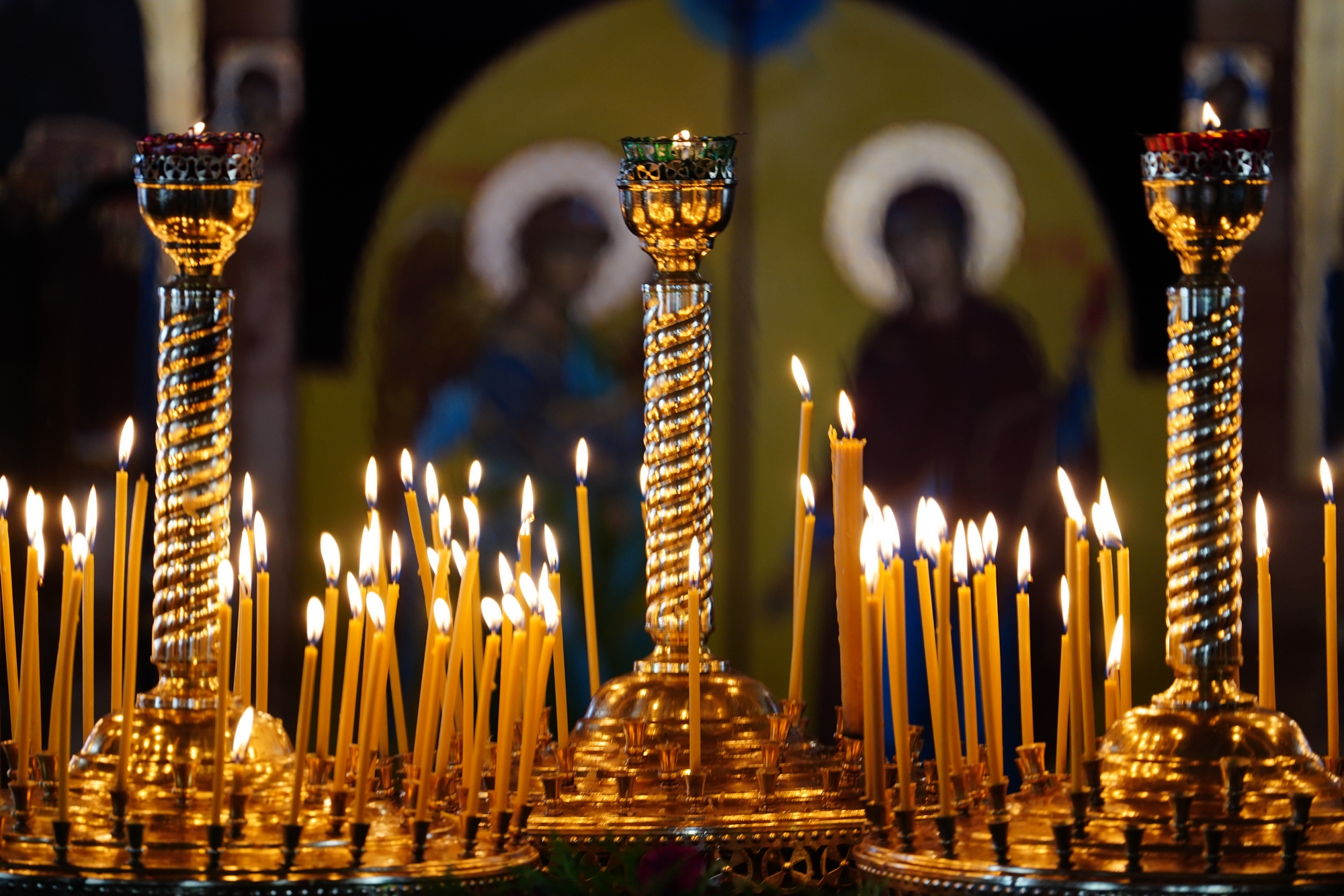 Annunciation feast in Odrynki Skit