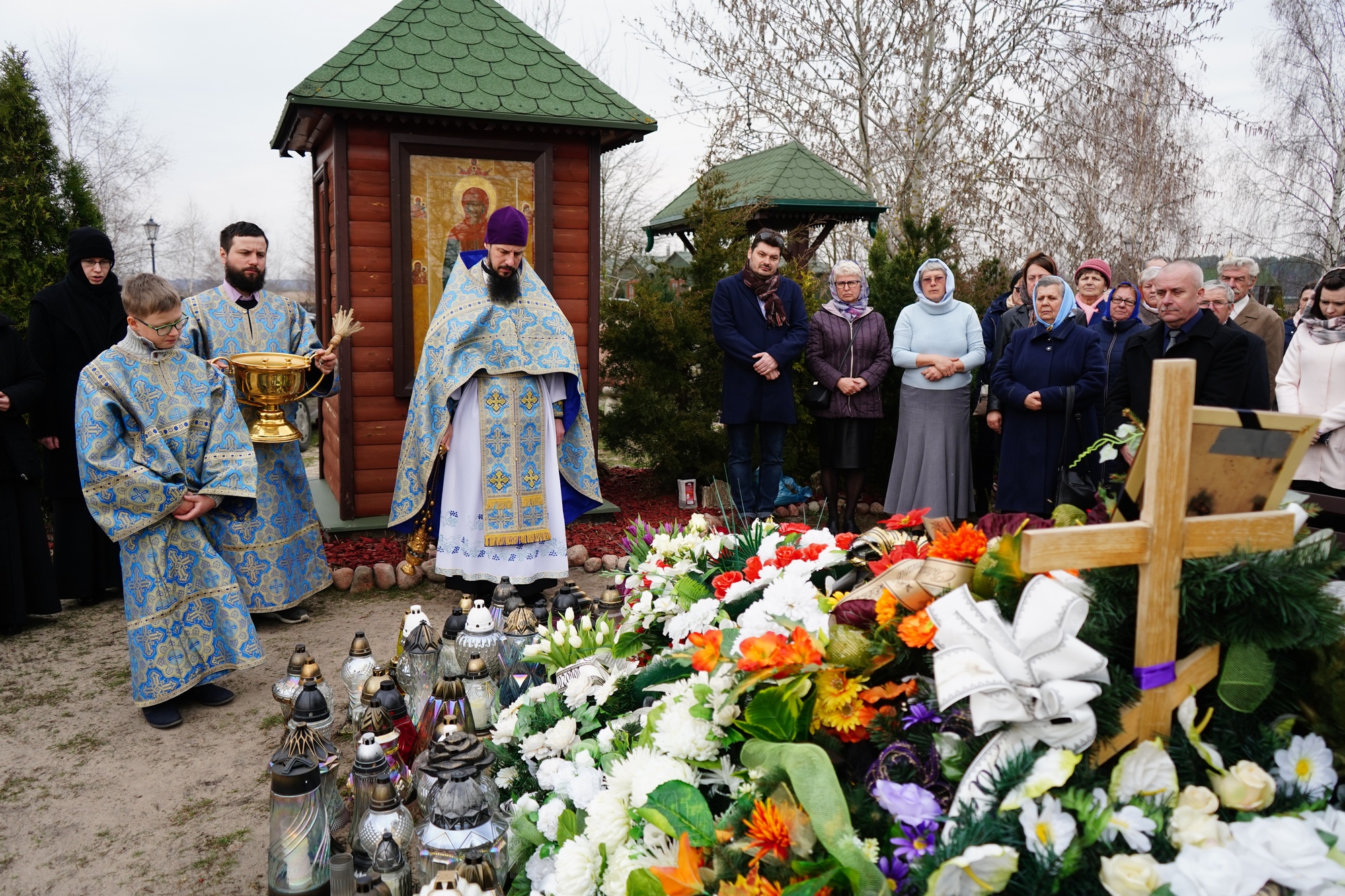 Annunciation feast in Odrynki Skit