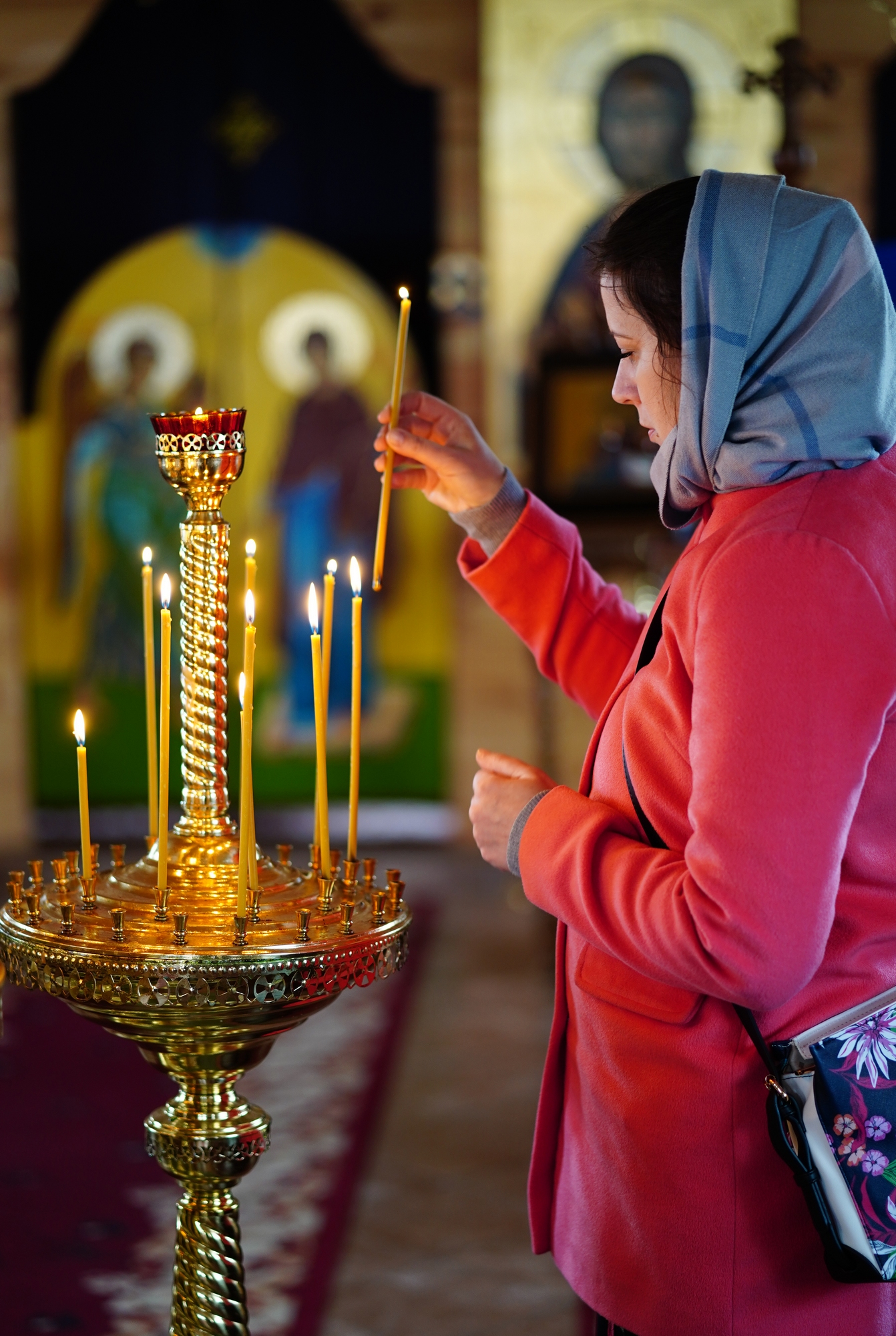 Annunciation feast in Odrynki Skit
