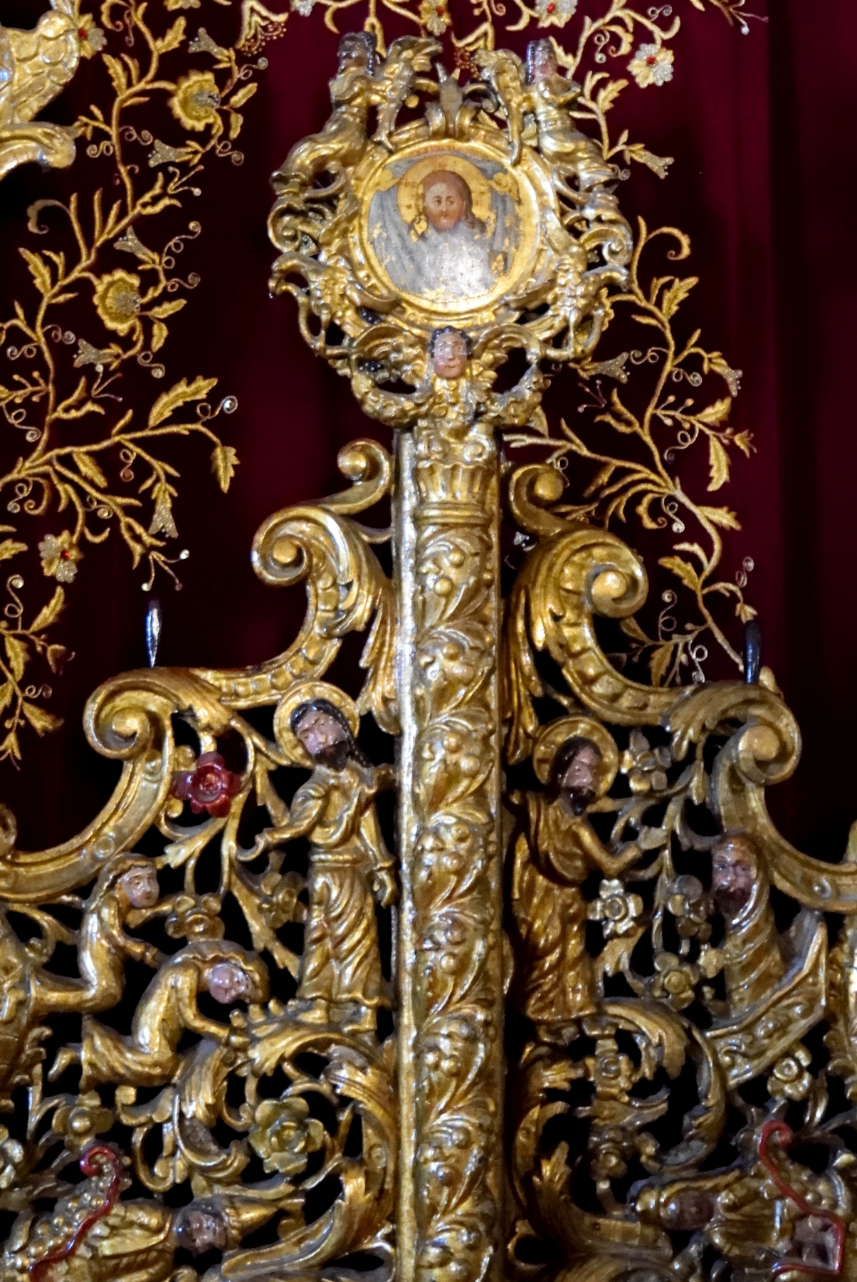 Royal doors of st. Lazarus church in Larnaca