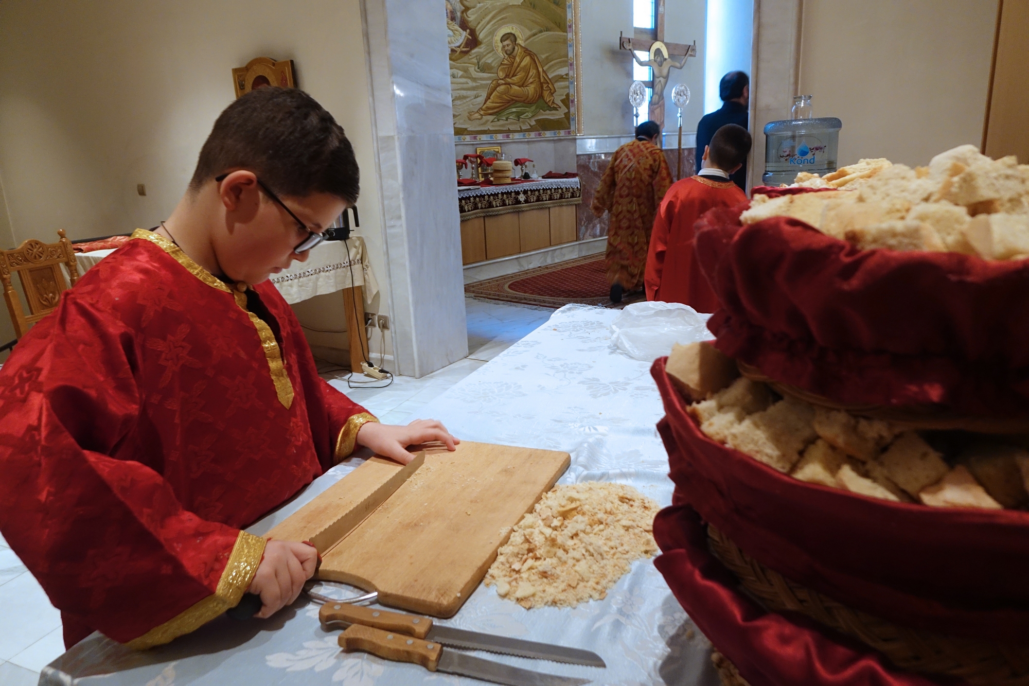 Divine Liturgy in Ressurection Cathedral in Tirana