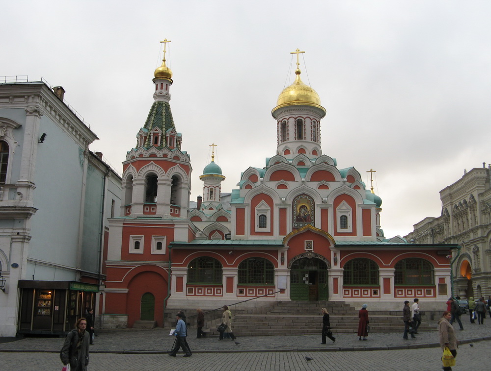 Казанский собор на Красной площади. Москва.