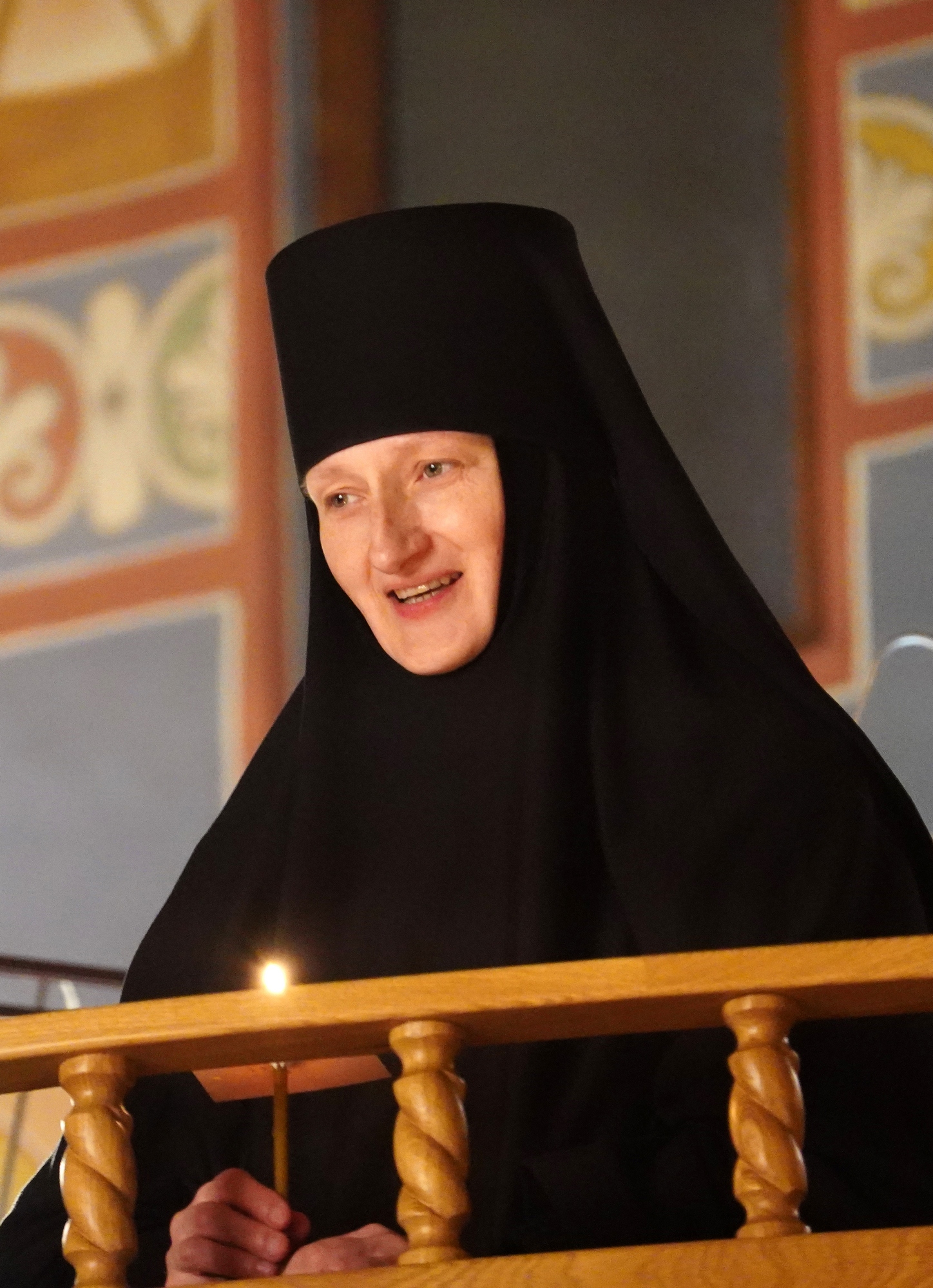 Easter service in Zwierki Convent